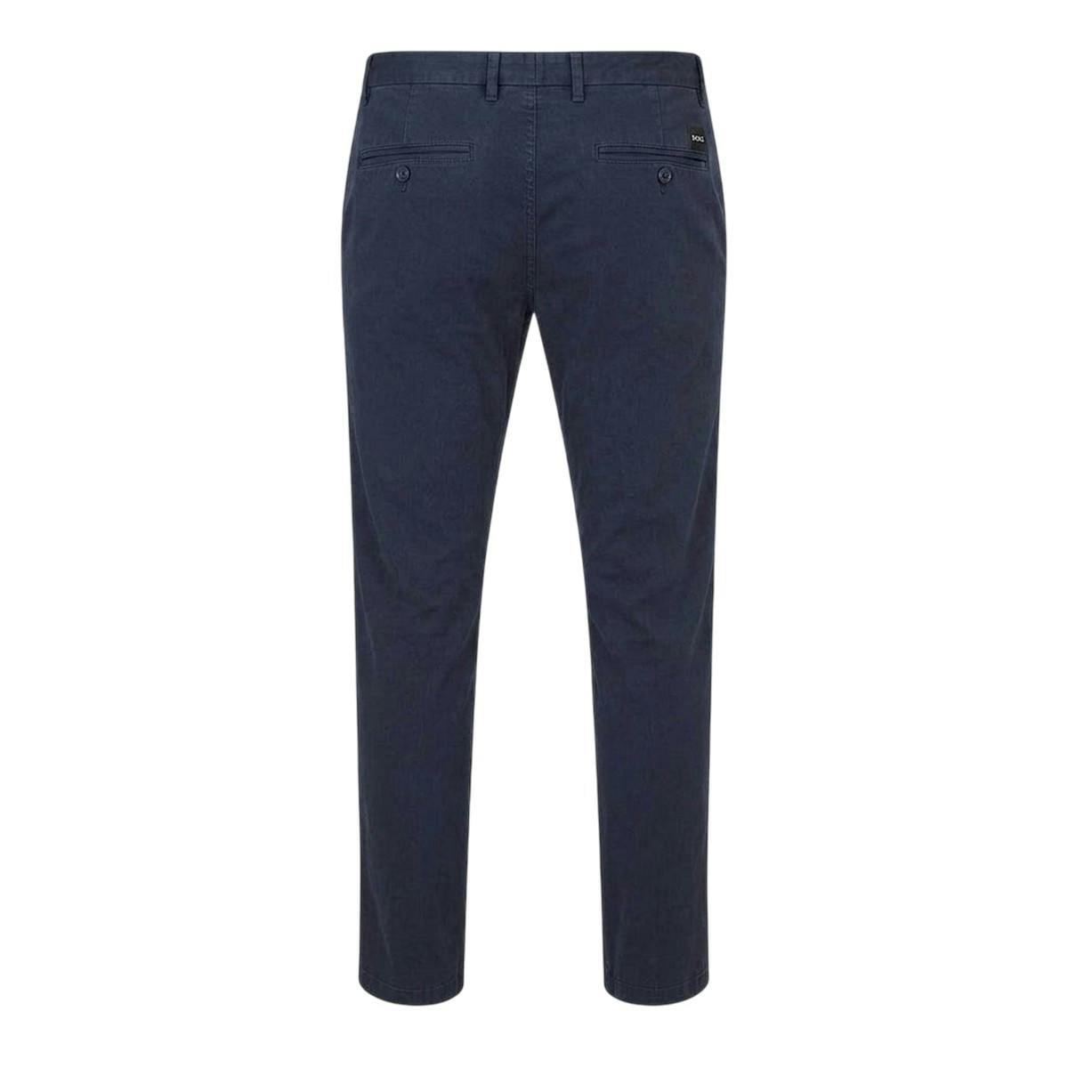 Boss Men's Dark/Blue Kaito Chinos - 40R - 97% Cotton/3% Elastane
