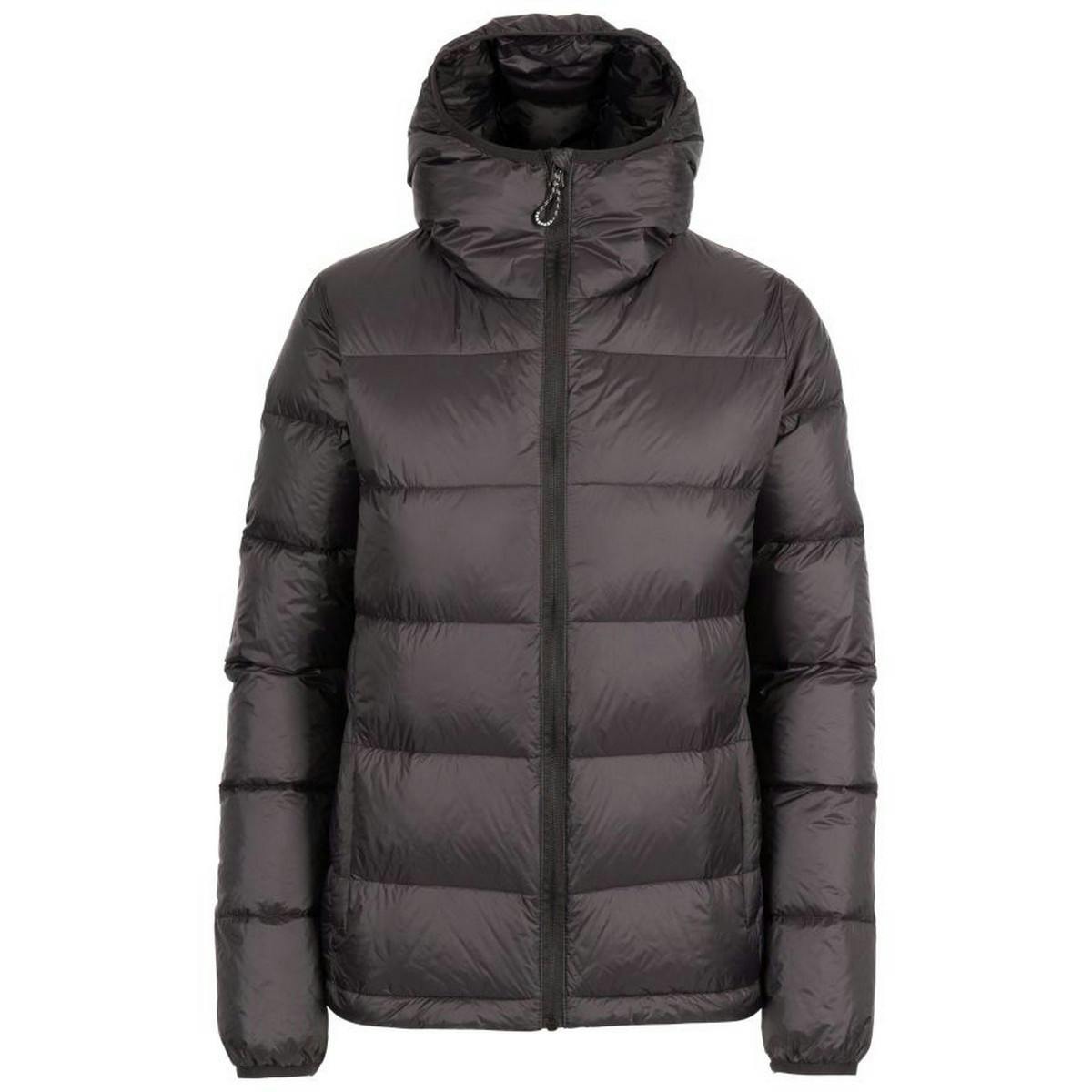 Trespass Women's Black Humdrum Packaway Down Jacket - L - 100% Polyamide