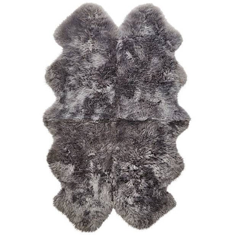 Rackhams Grey S Genuine Sheepskin - Quad