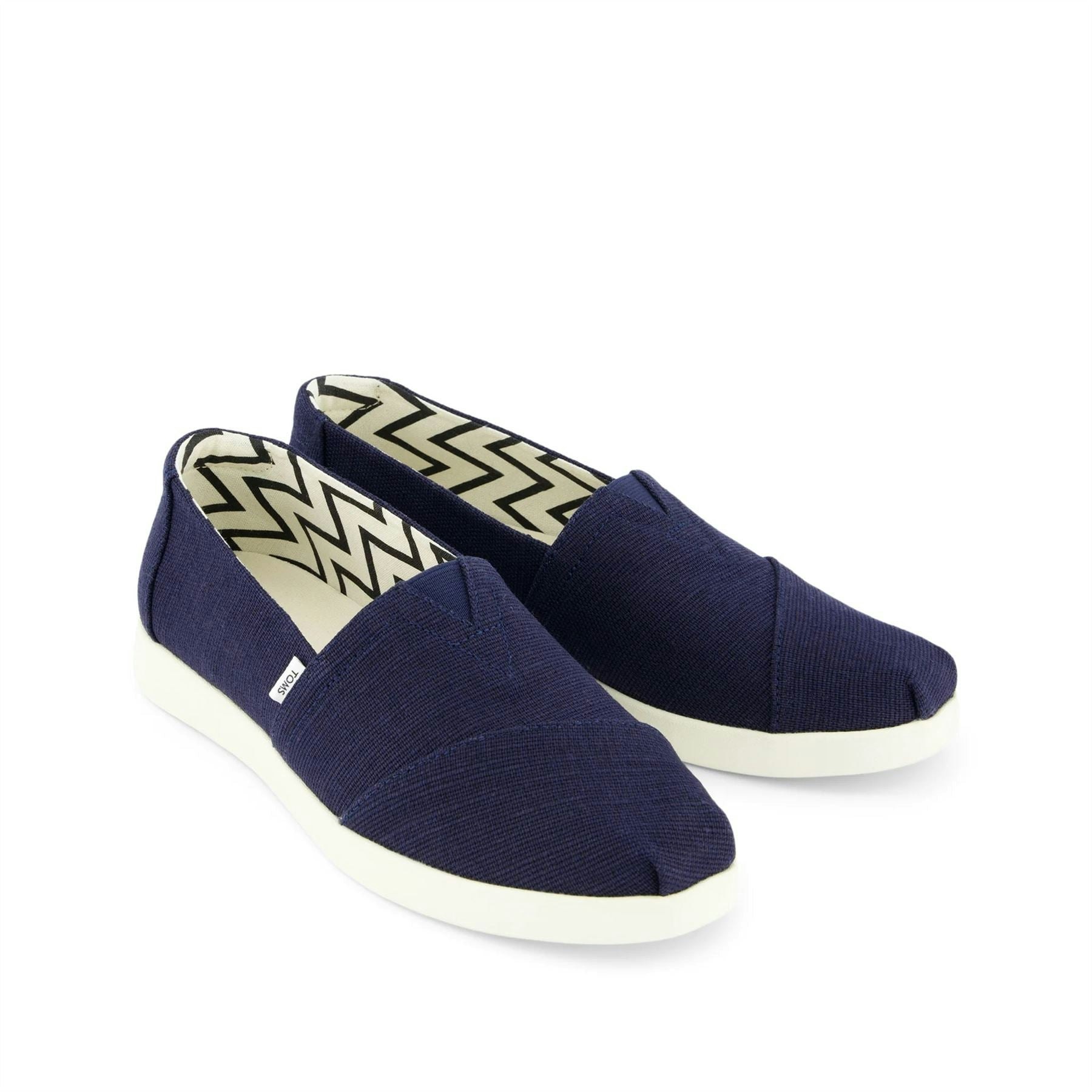 Toms Women's Alpargata Plus Heritage Canvas Navy Espadrilles - Size 4