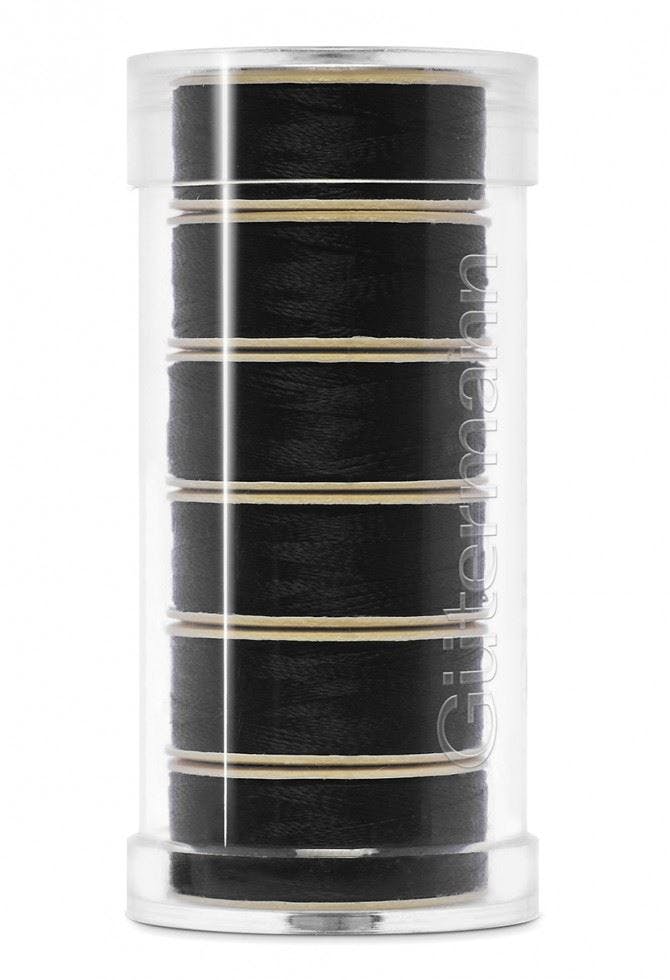 Gutermann Pre Wound Sulky Bobbin Thread 120M Polyester Thread Suitable For Embroidery - 1005 - 120 Metres - 144