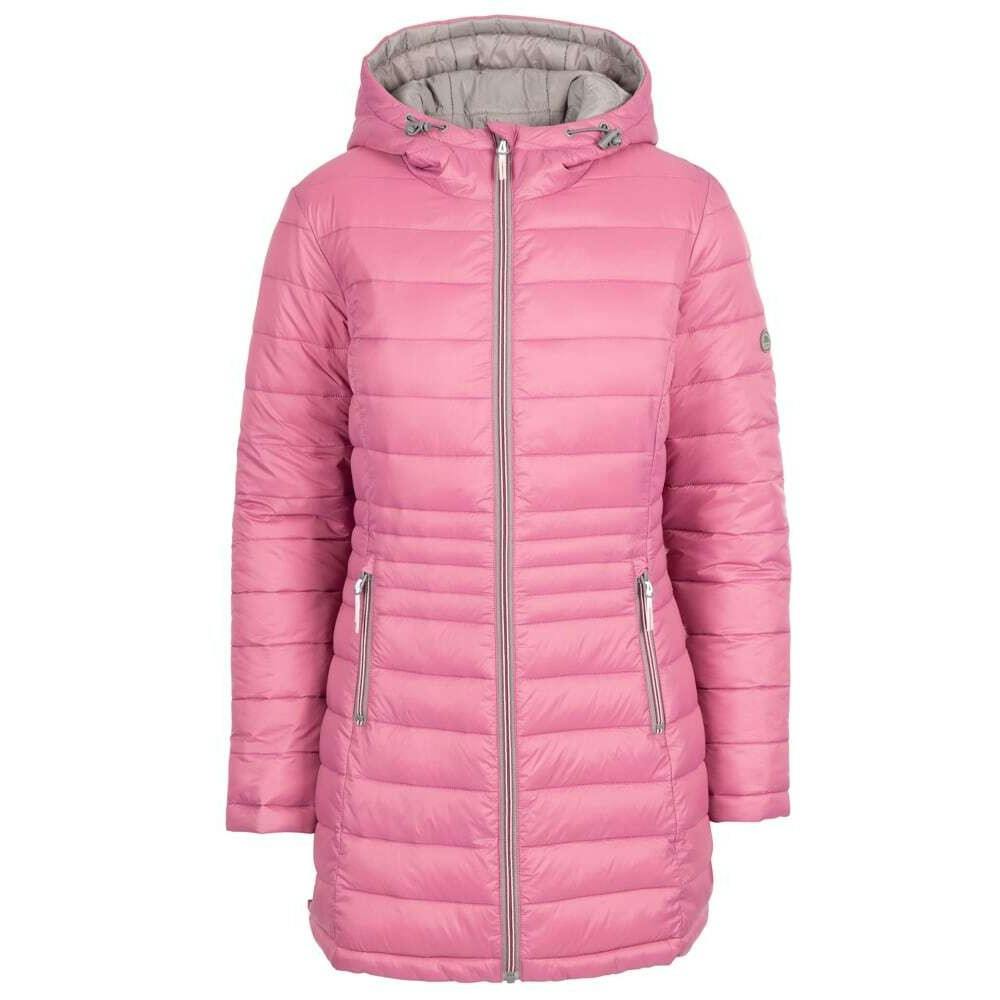 Trespass Women's Mavis Reversible Padded Jacket - Rose Blush - S - Rose Blush - 100% Recycled Polyamide