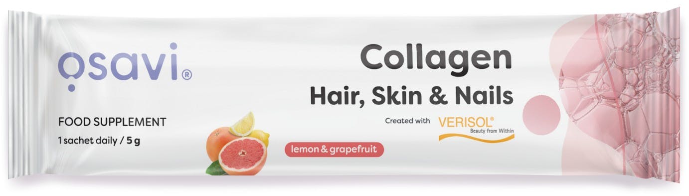 Osavi Collagen Peptides Hair, Skin & Nails Lemon & Grapefruit 5G - Image 3