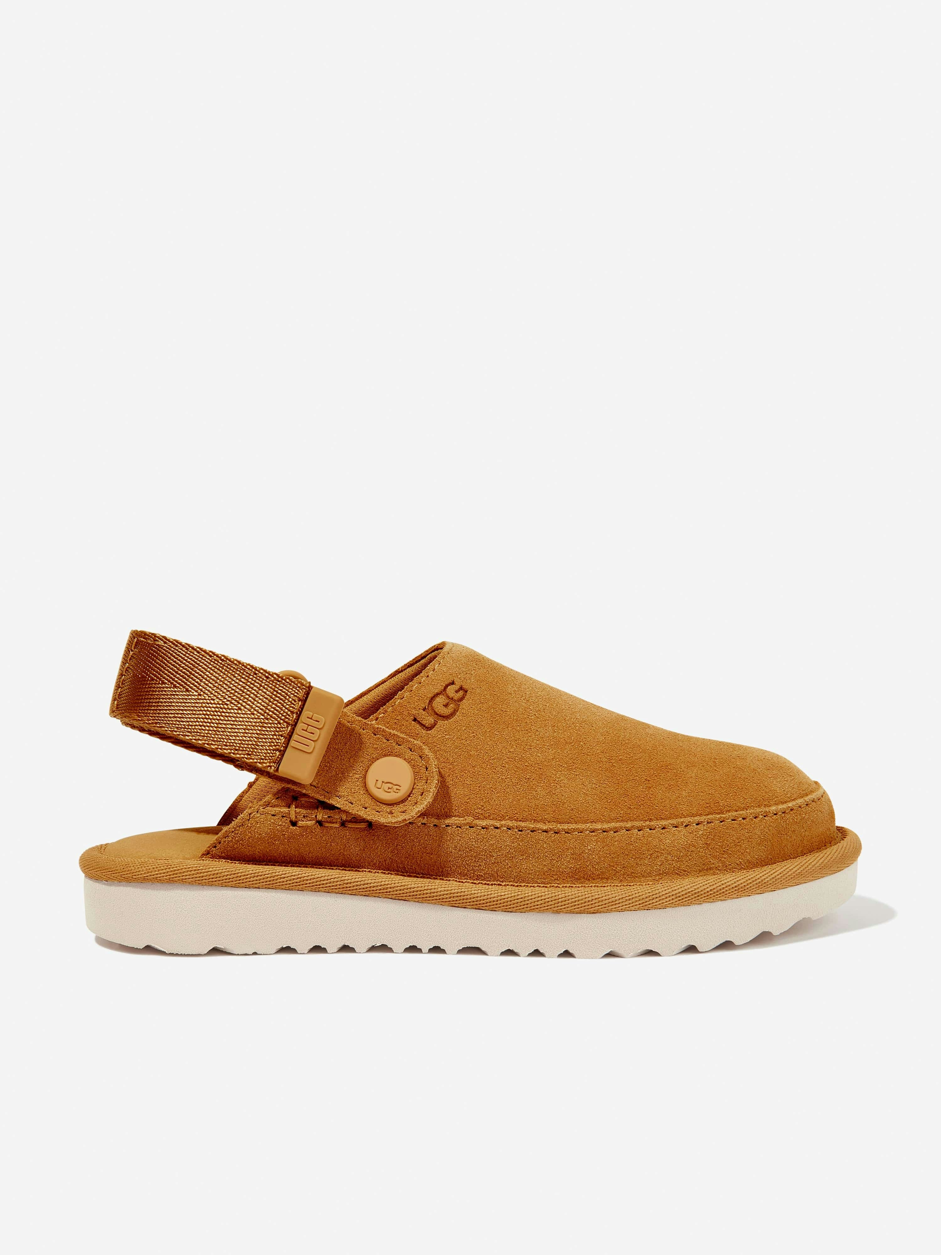 Ugg Girls Brown Goldenstar Clogs In - Eu 31 Uk 12 Us 13
