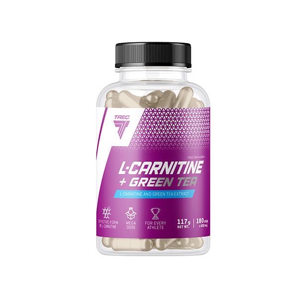 Trec Nutrition L-Carnitine+Green Tea | Turn Fat Into Energy 1210Mg 180 Capsules - Image 5