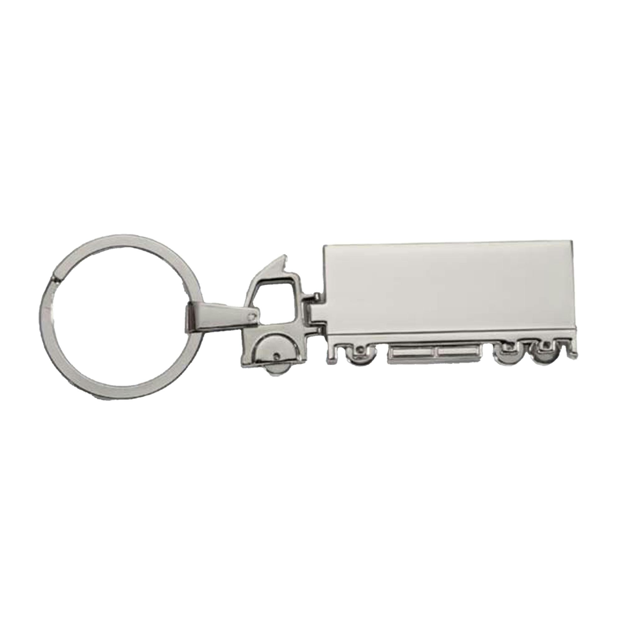 Midocean Silver Trucky Truck Metal Keyring - One Size