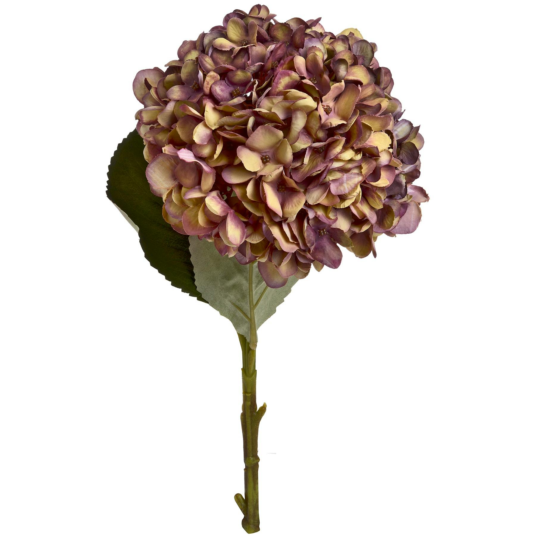 Hill Interiors Artificial Autumn Hydrangea - Coffee - One Size