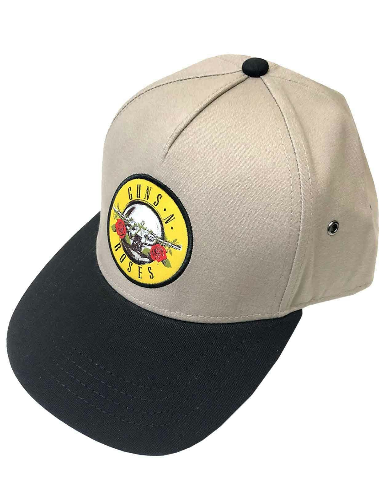 Paradiso Clothing Unisex Black Guns N Roses Circle Band Logo Snapback Baseball Cap