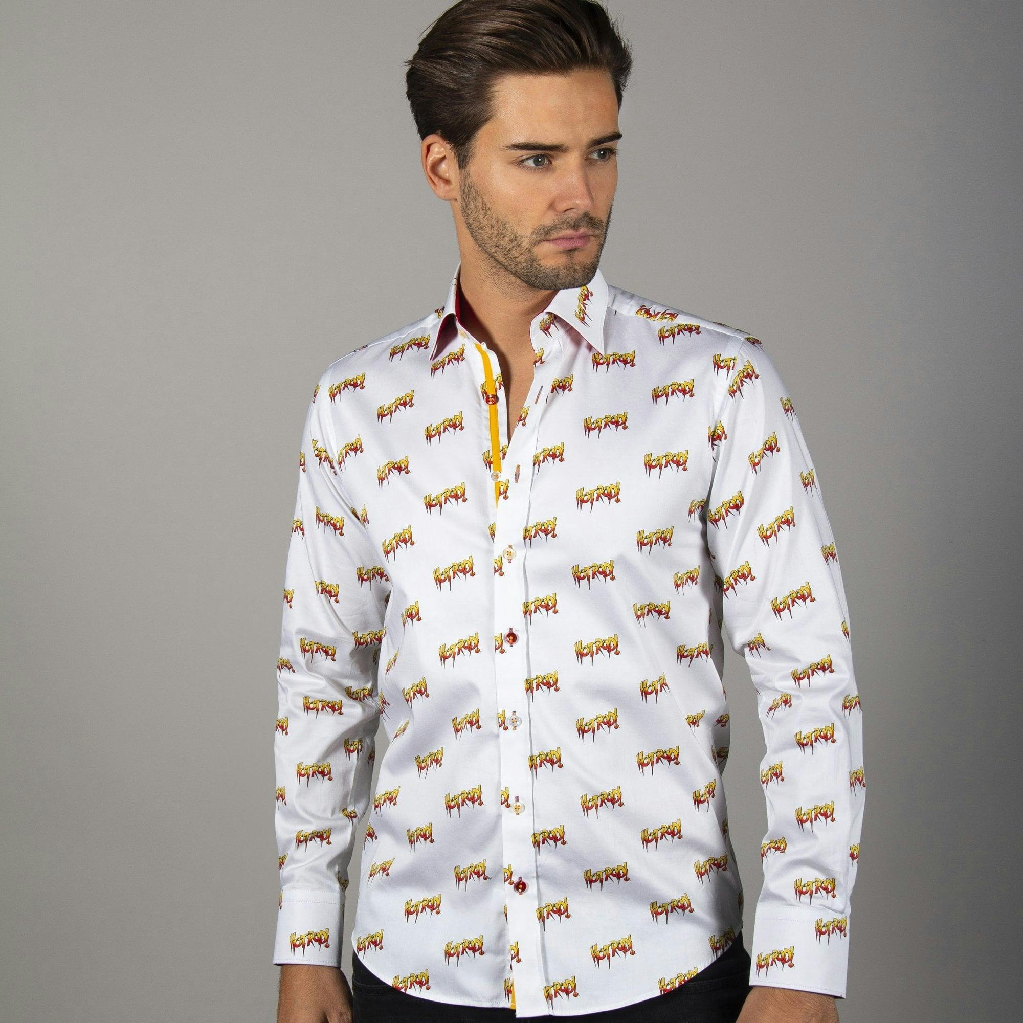 Claudio Lugli White Wwe: Hot Rod Rowdy Roddy Piper Print Shirt - Xl