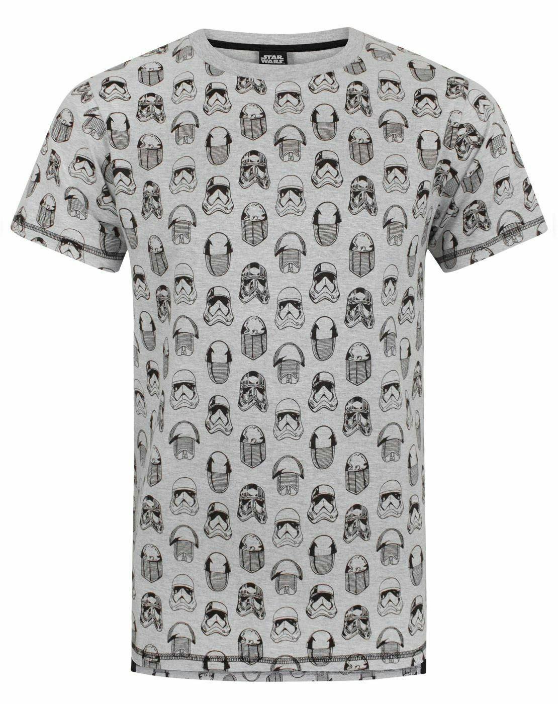 Vanilla Underground Men's Grey Star Wars Short Sleeved T-Shirt - XX-Large