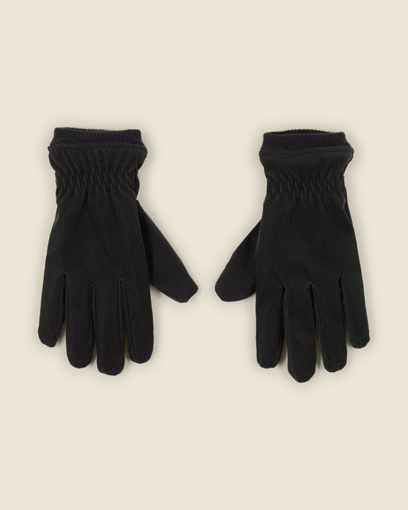 Larsson & Co Black Touchscreen Gloves With Fleece Lining - One Size