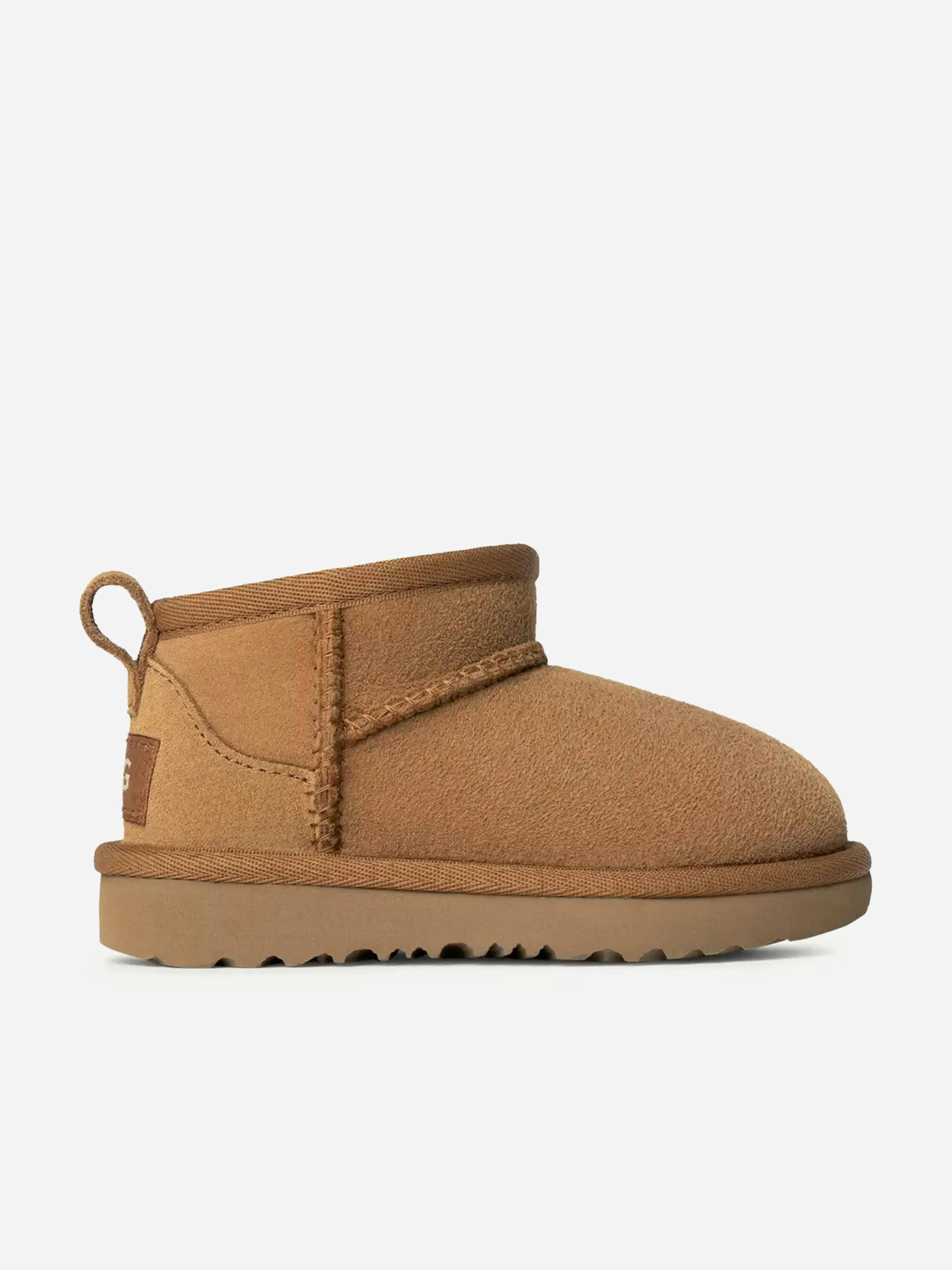 Ugg Brown Kids Classic Ultra Mini Boots In - Eu 28.5 Uk 10 Us 11
