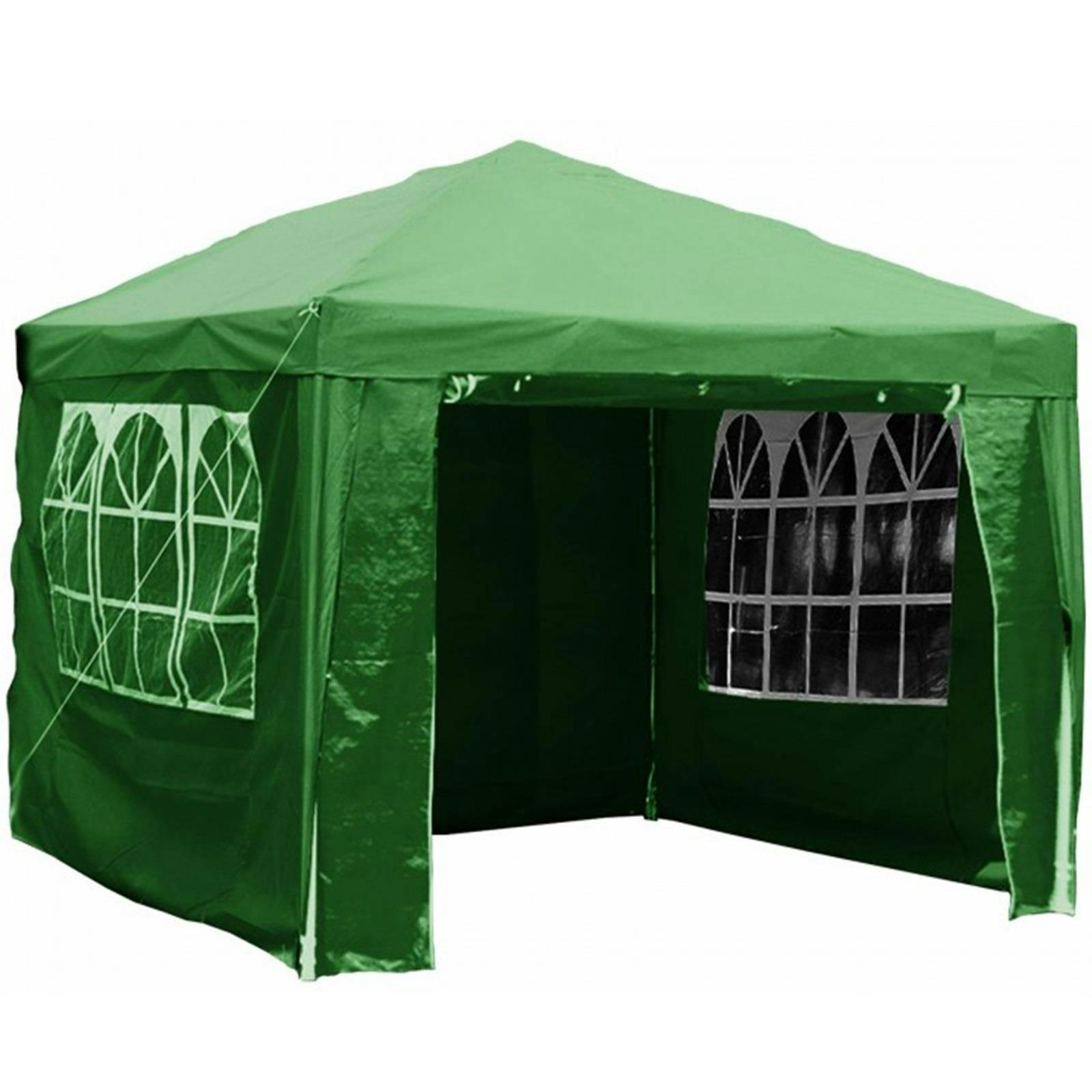 Rackhams Green Gazebo Marquee Awning Beach Party Camping Tent Canopy 3 X 3M
