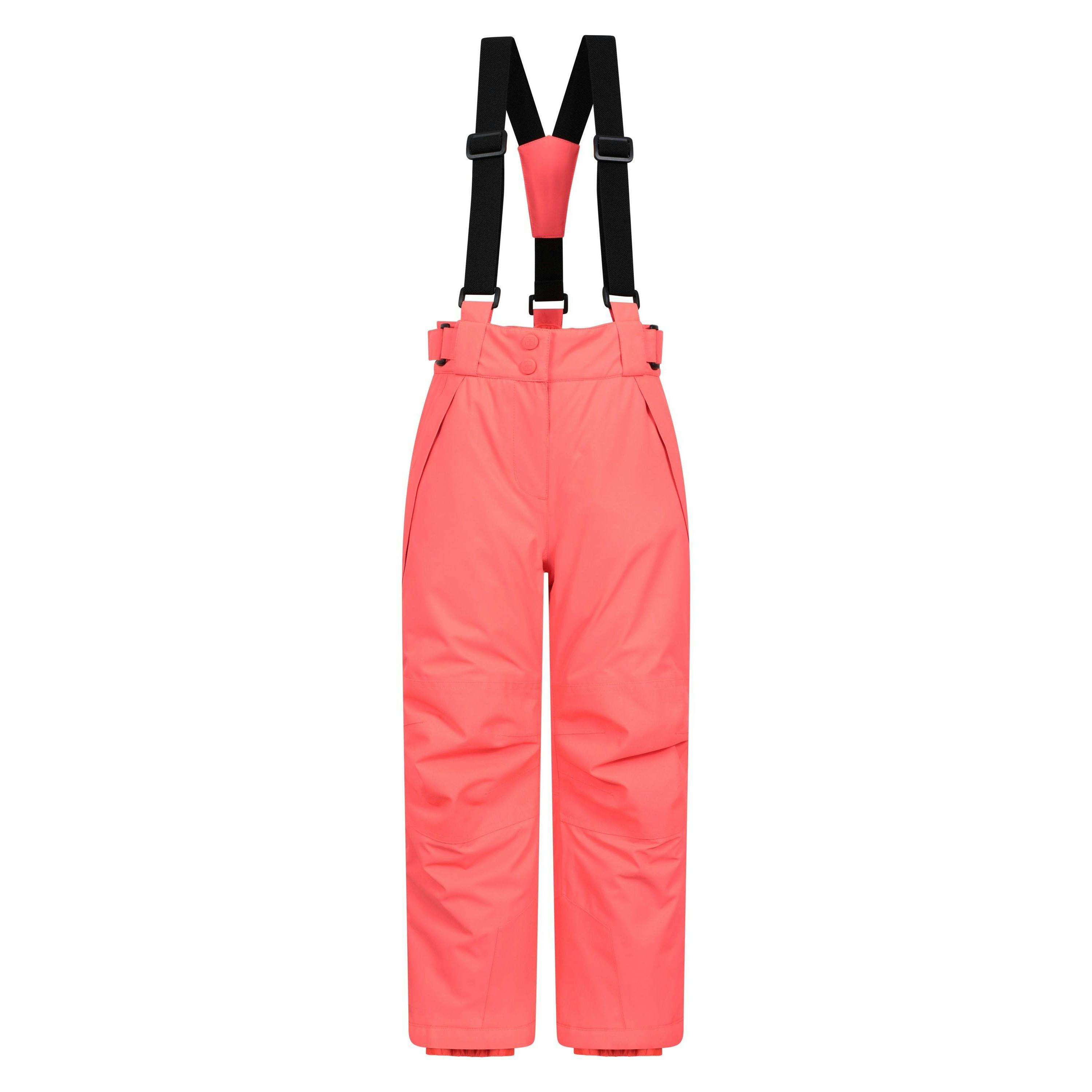 Mountain Warehouse Coral Kids Falcon Extreme Ski Trousers - 5-6 Years - 94% Polyester/6% Elastodiene