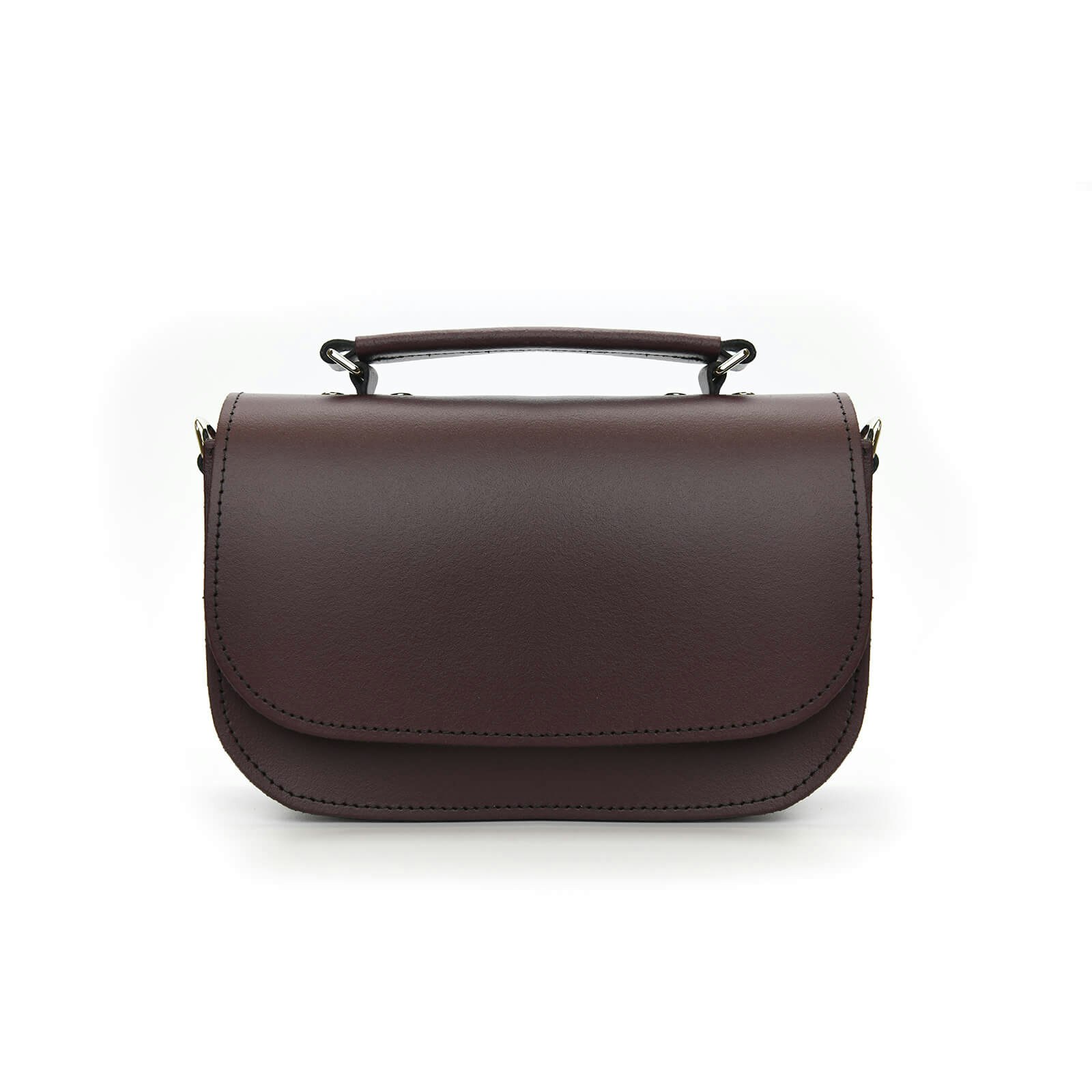 Zatchels Red Aura Handmade Leather Bag - Marsala