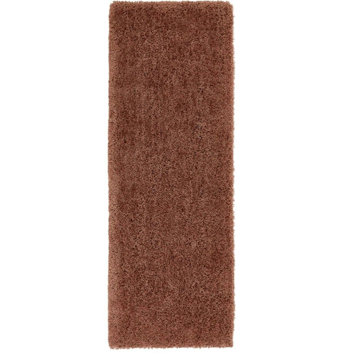 Rackhams Brown Chicago Shaggy Rug - 67X200 Cm