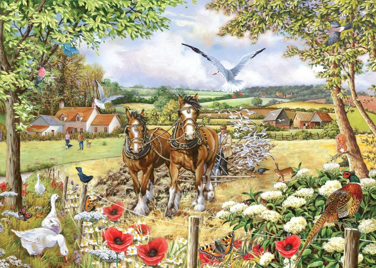 The House Of Puzzles Unisex Multicolor Bonnie & Clyde, Big 250 Piece Jigsaw Puzzle - Image 3