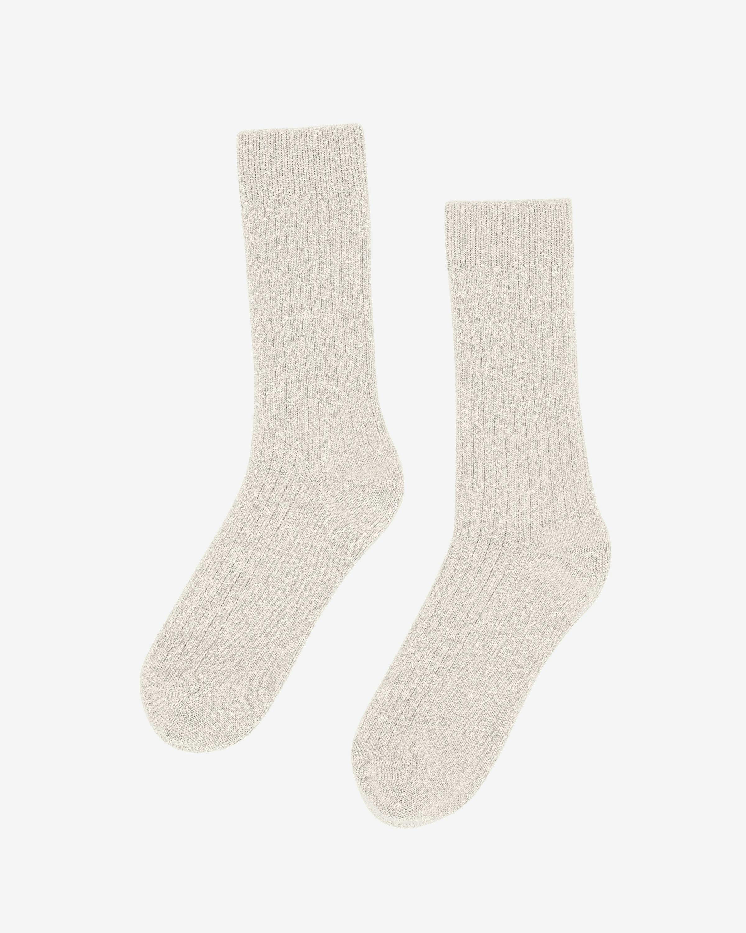 Colorful Standard Men's White Merino Wool Blend Socks - Optical - Optical - Uk7-11 Eu41-46 Us8-12