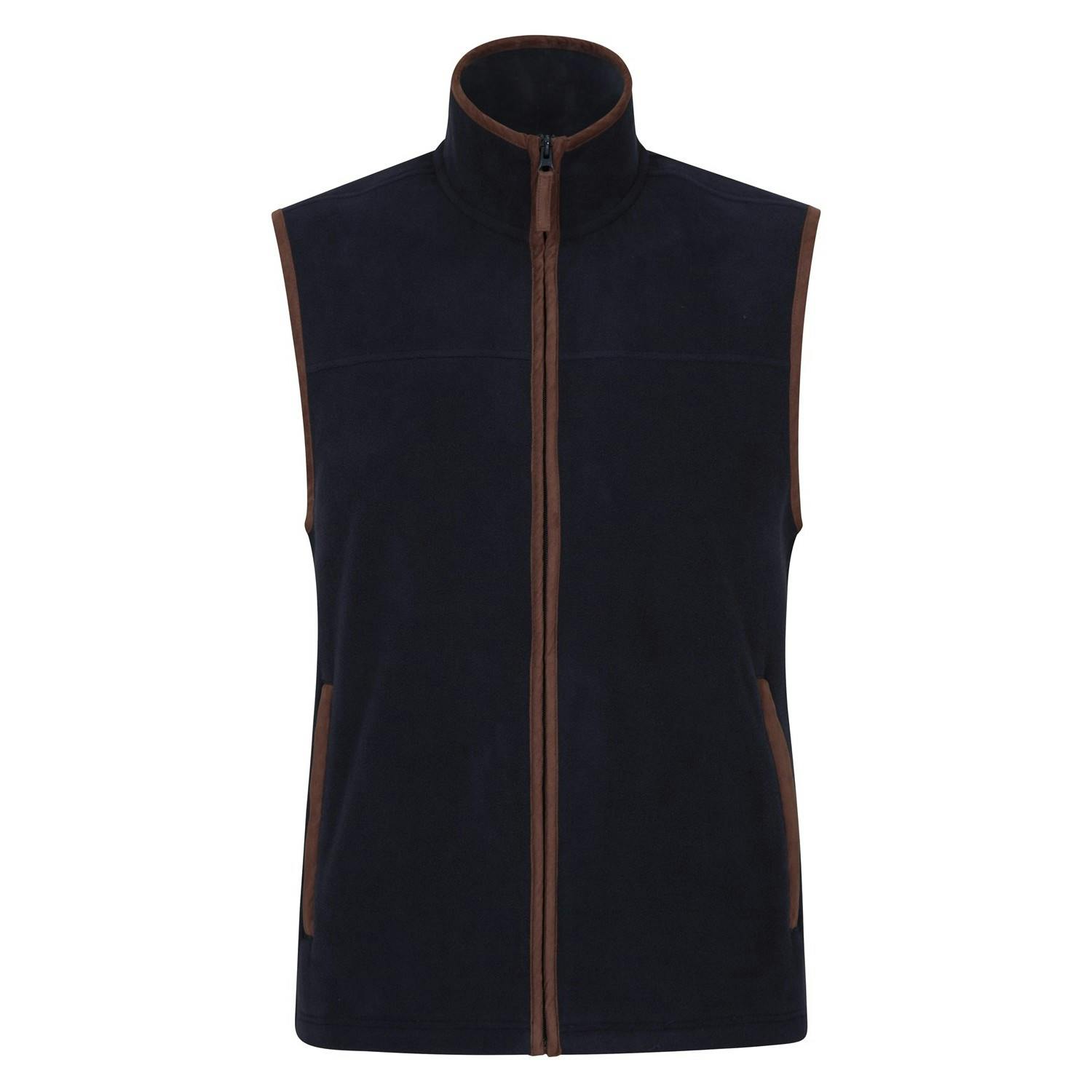 Mountain Warehouse Men's Rove Fleece Gilet - Navy - Xl - Navy - 100% Polyester
