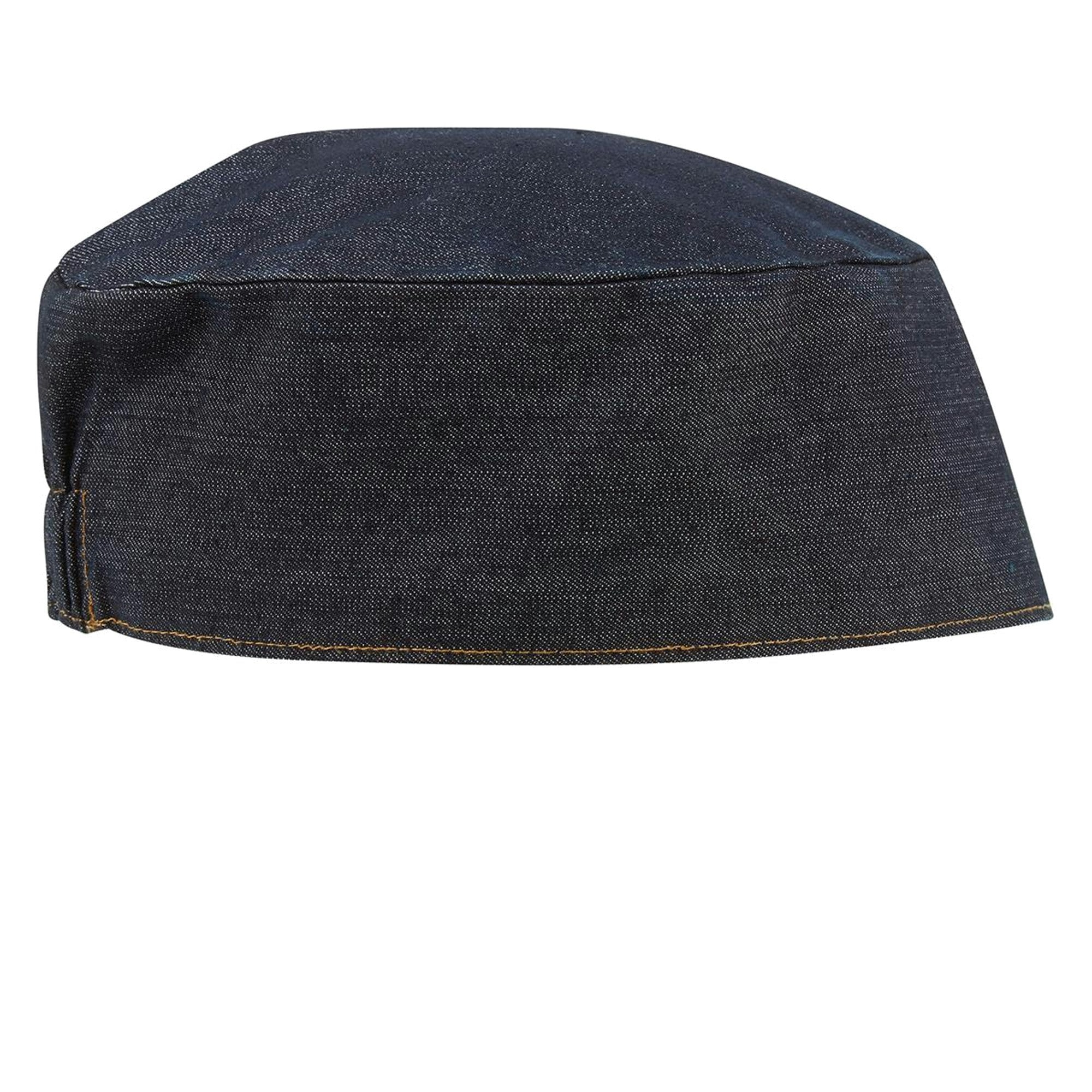 (One Size, Indigo Denim) Premier Denim Chef Skull Cap 5063425893317 - Image 3