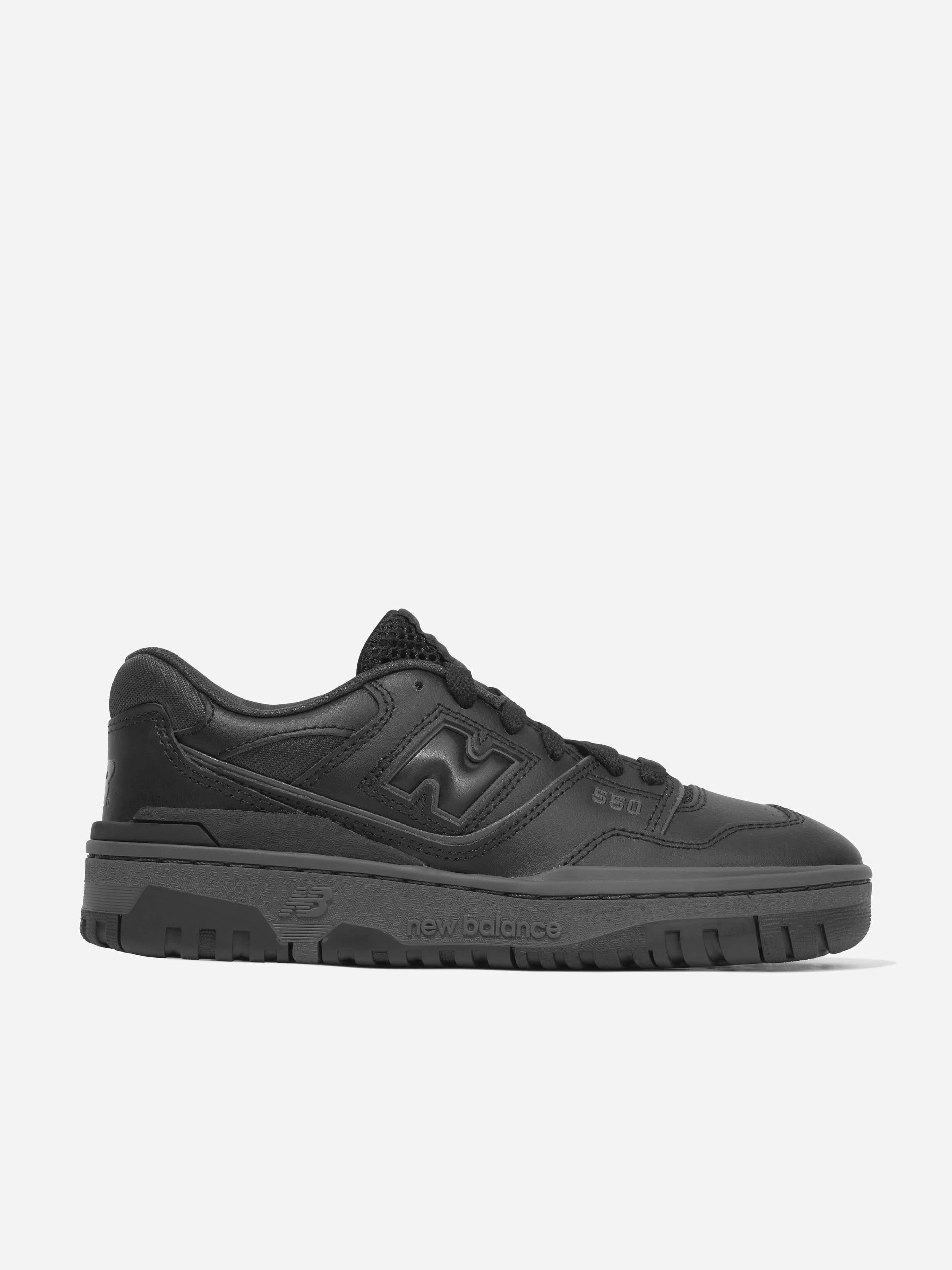 New Balance Black Kids B550 Trainers In - Eu 36