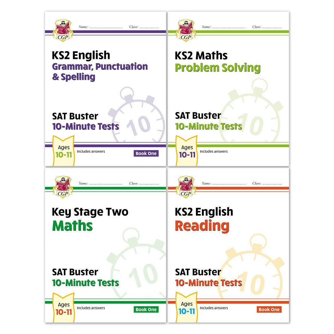 CGP KS2 SAT Buster 10-Minute Tests 4 Books Set (2027 tests) - Ages 10-11 - PB - Image 4