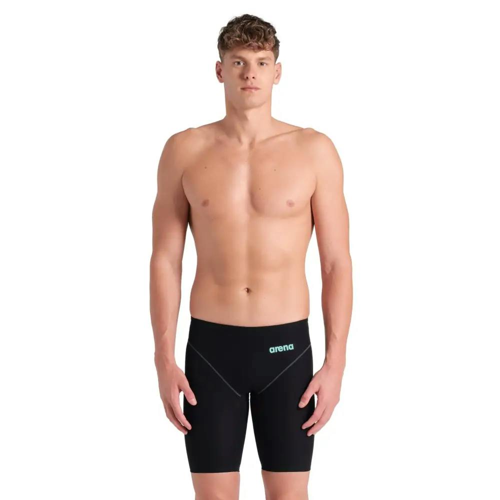 Arena Men's Black Powerskin Impulso Jammer - /Teal - Racing Size 28