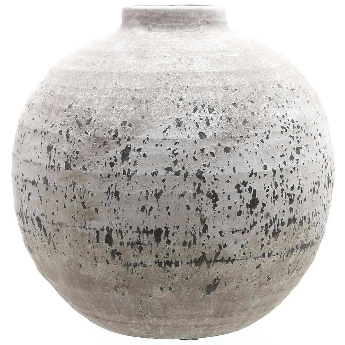 Rackhams Tiber Stone Vase - Stone - 36Cm X 36Cm X 36Cm - Stone - 100% Mixed