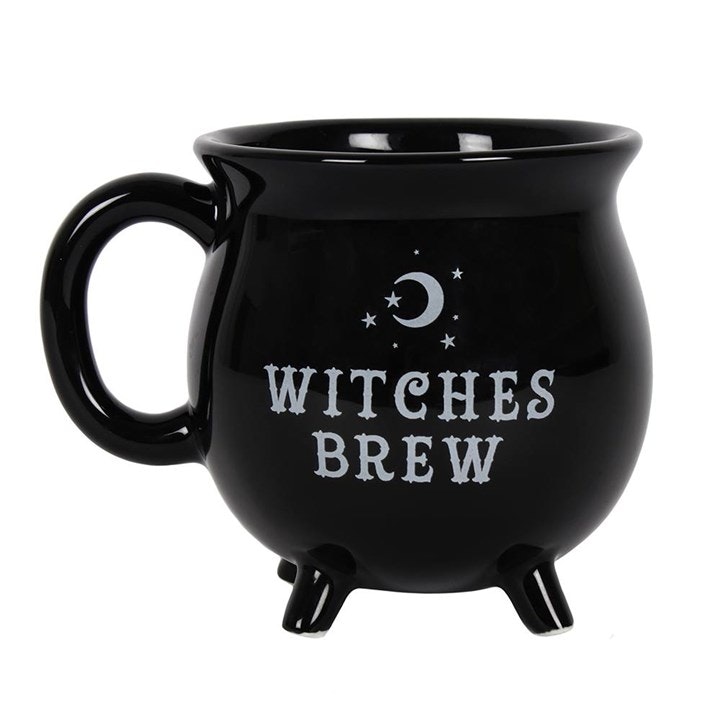 Rackhams Black Witches Brew Cauldron Mug - New Bone China - 1