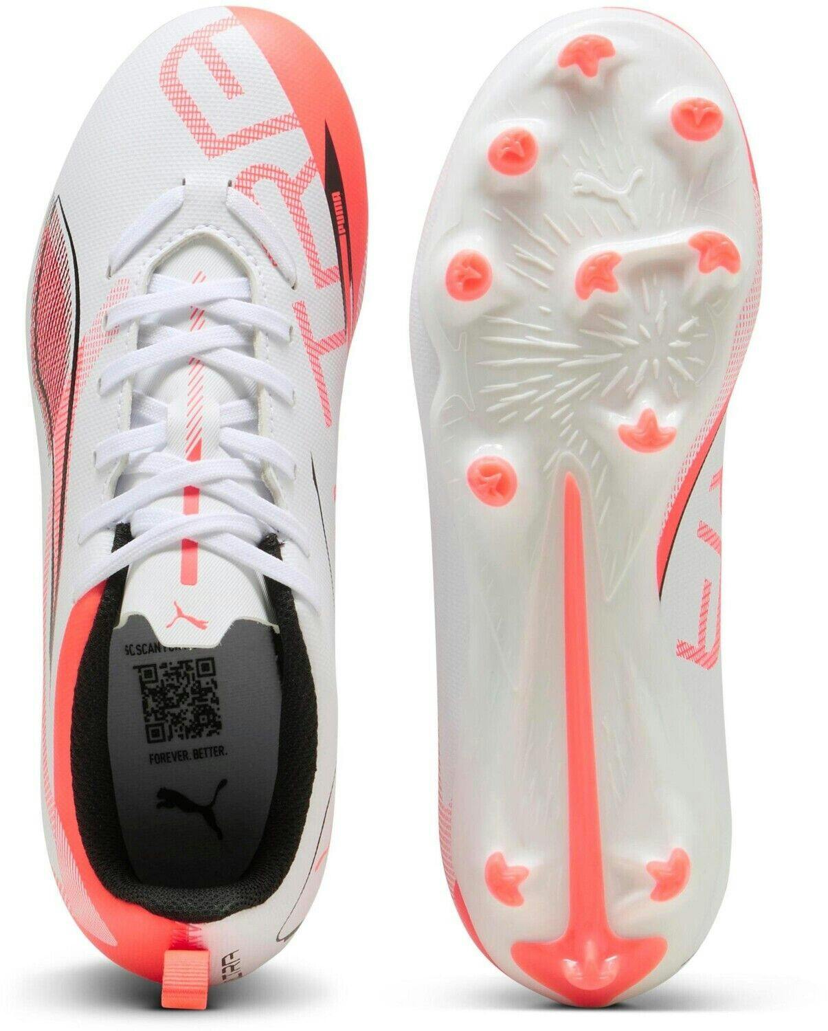 Puma Boys / Girls Football Boots Ultra 5 Play Fg/Ag 108170-01 - Uk Kids 12 Eu 31