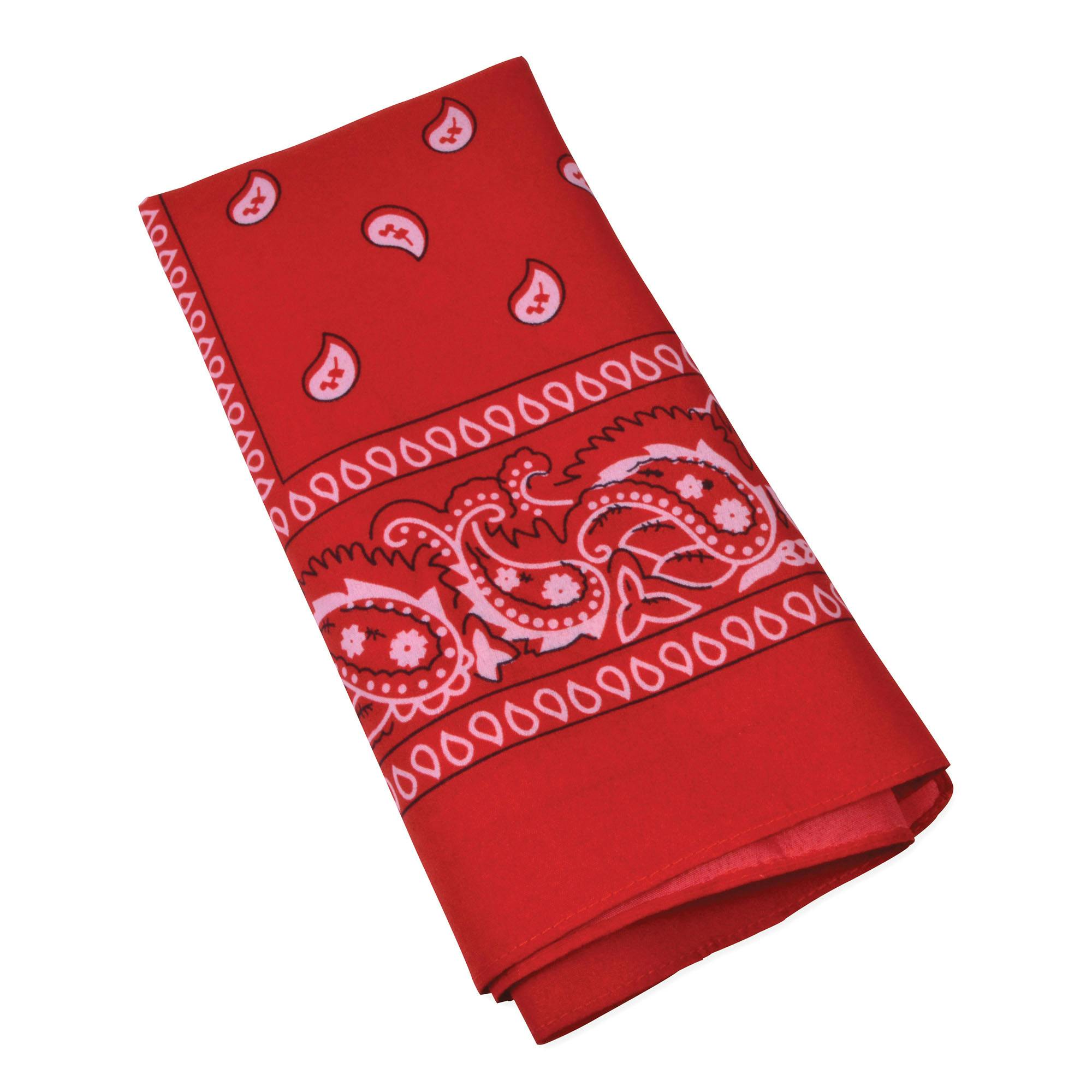 Bristol Novelty Unisex Red Cowboy Bandana Costume Accessory - One Size