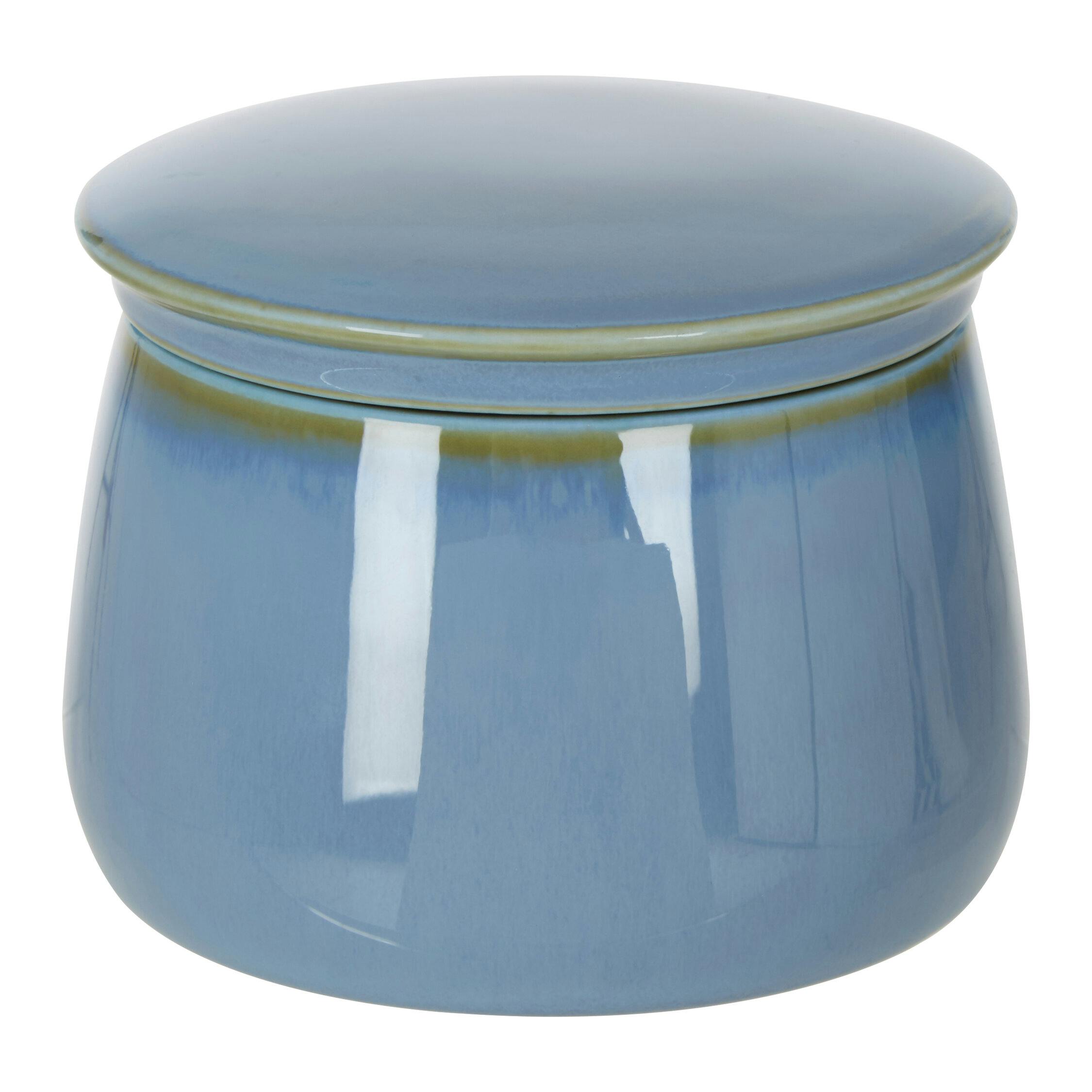 Rackhams Blue Juna Sugar Pot