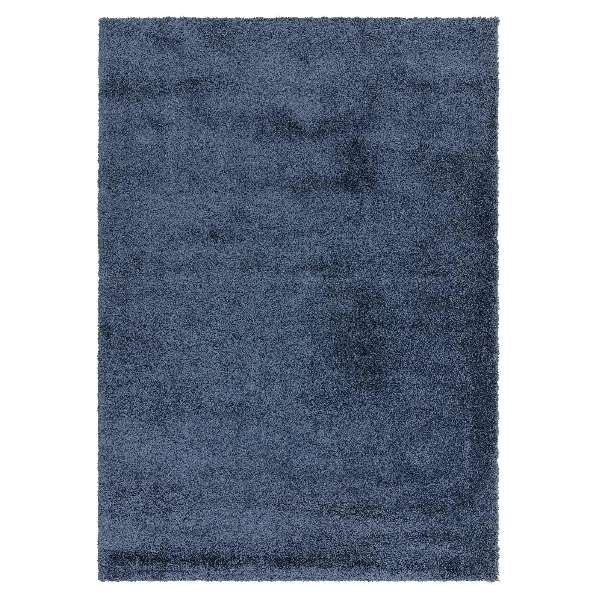 Asiatic Atlas Navy Shaggy Rug - 160X230cm