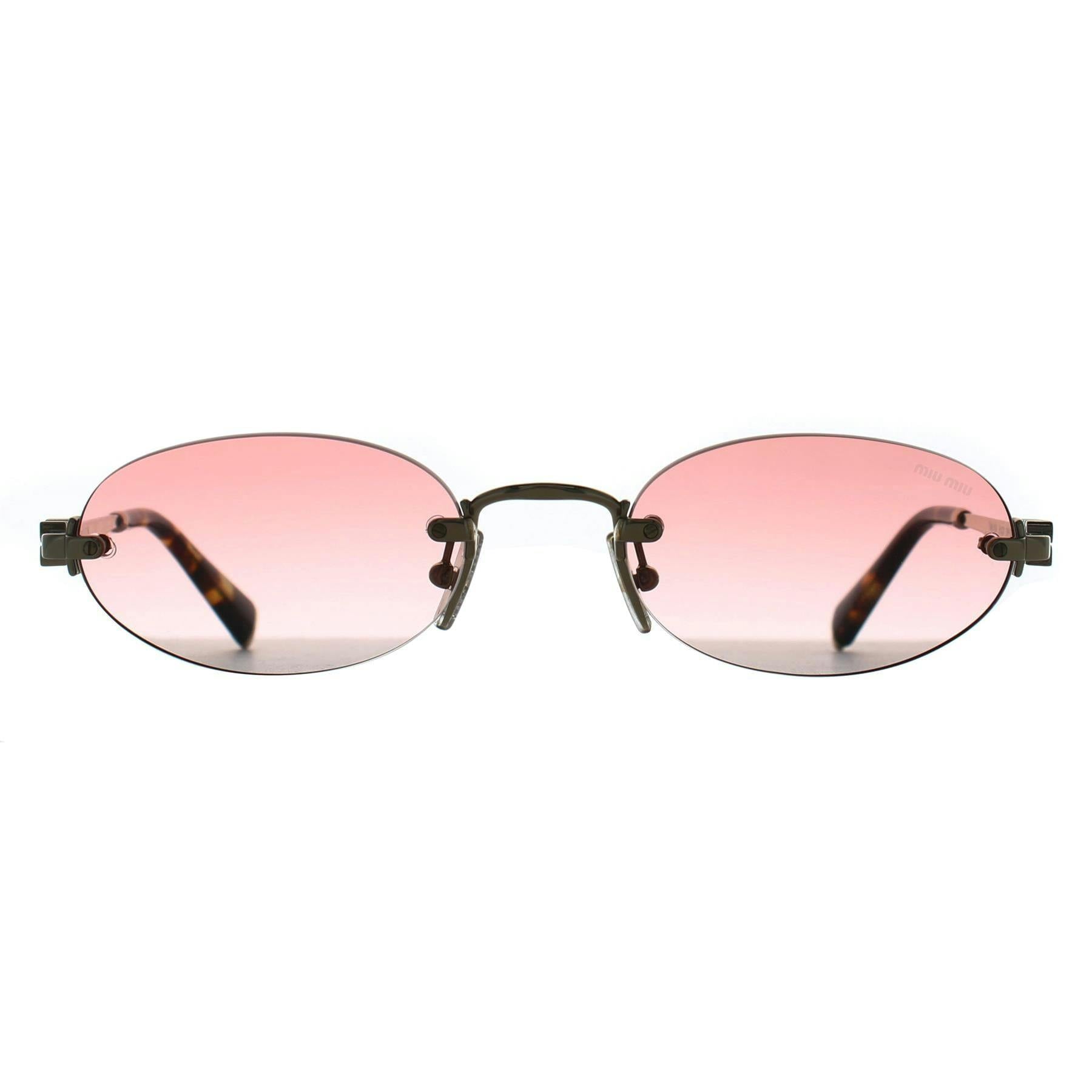Miu Miu , Sunglasses, Female, Yellow, 51 Mm, A54s Sunglasses - Image 10