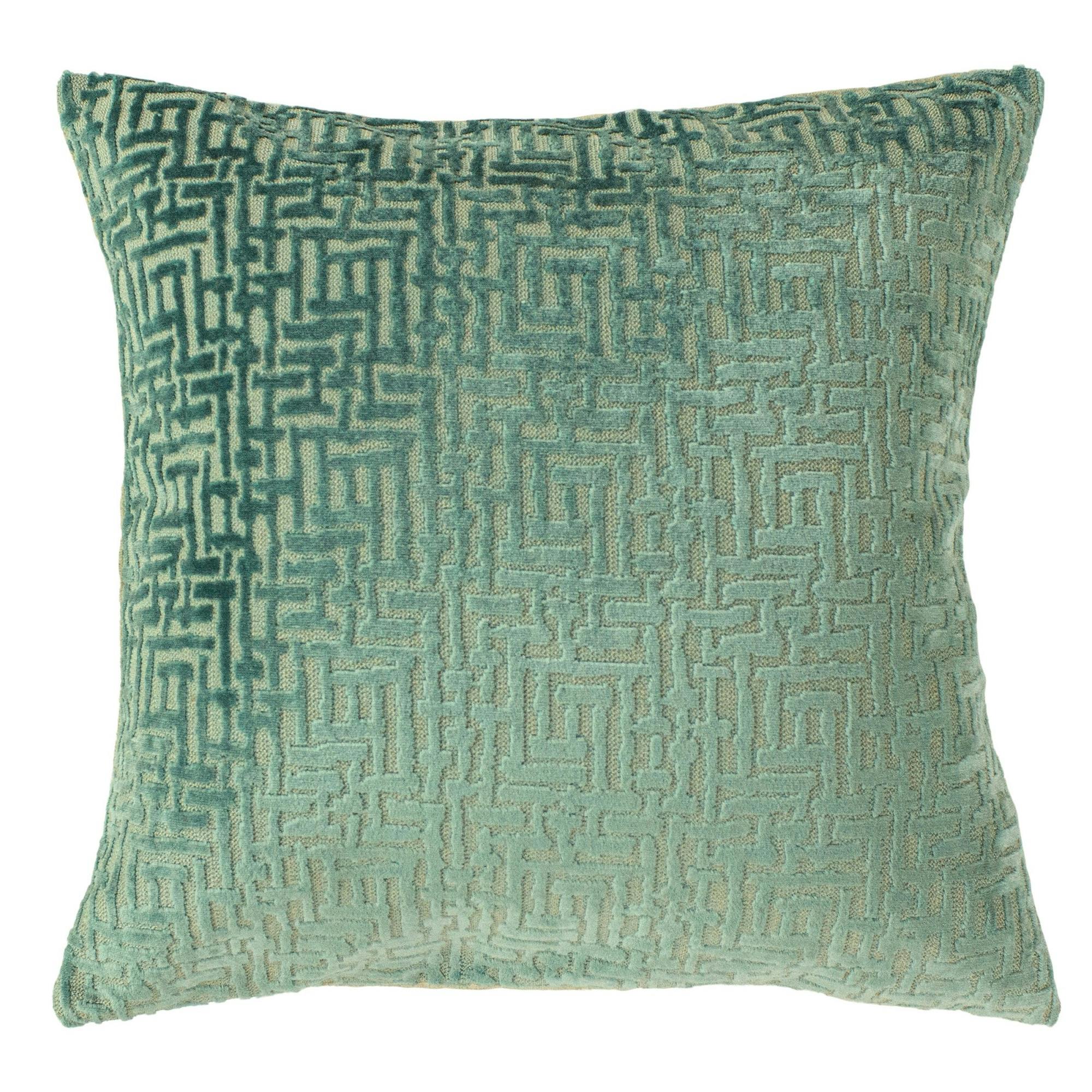 Rackhams Delphi Cushion Cover - Teal - One Size - Teal - 100% Mixed