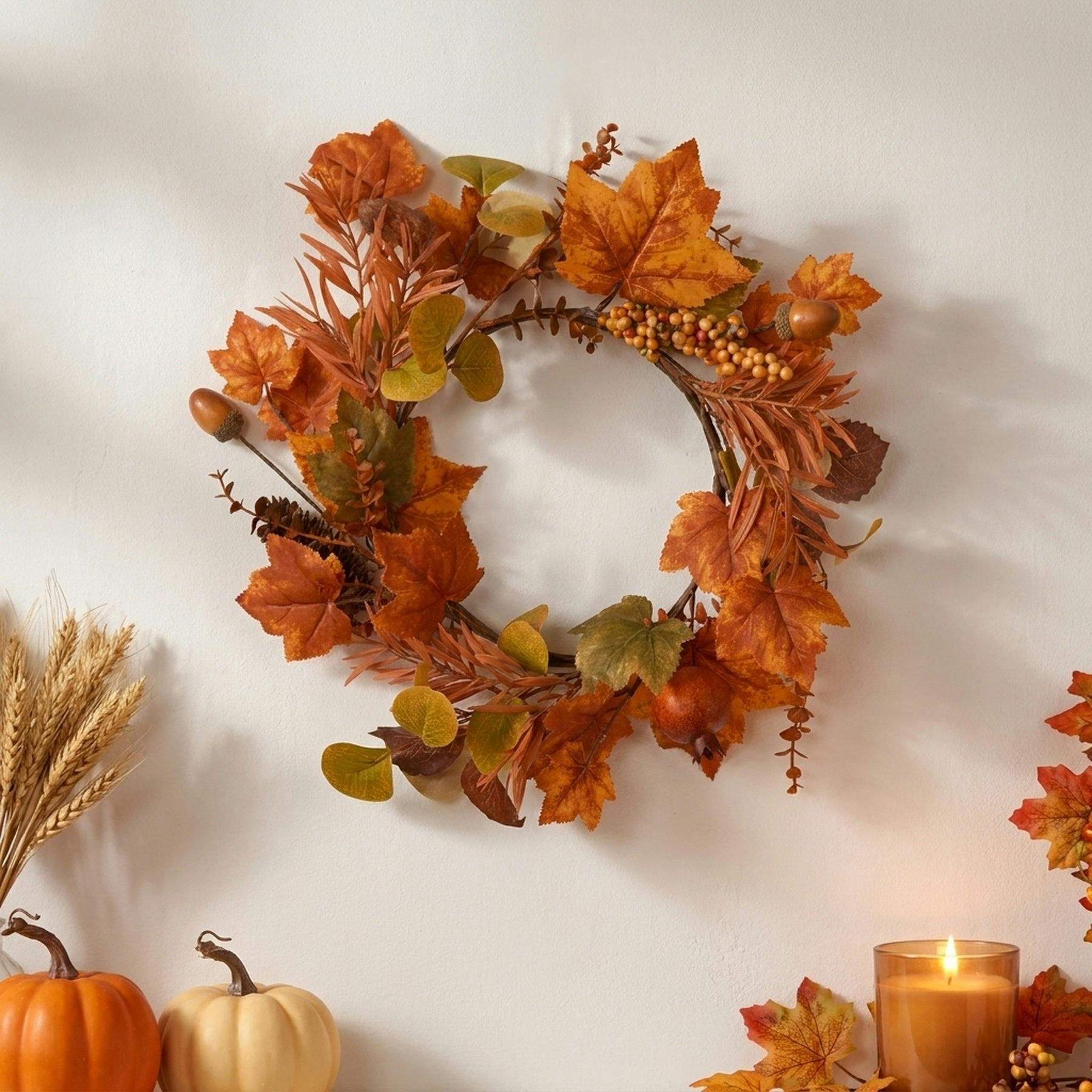 Country Living Unisex Autumn Large Wreath - Image 6