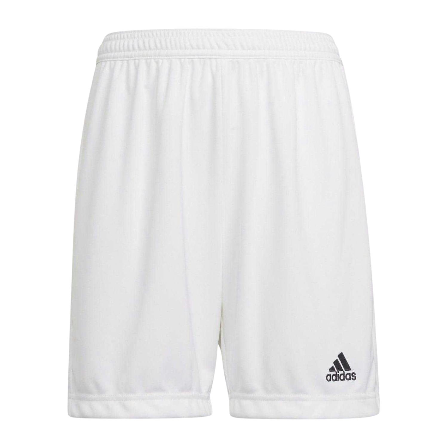 Adidas White Kids Entrada 22 Shorts - 13-14 Years - 100% Polyester