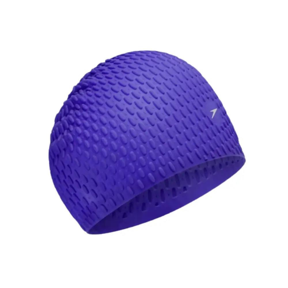 Speedo Unisex Purple Bubble Swim Cap