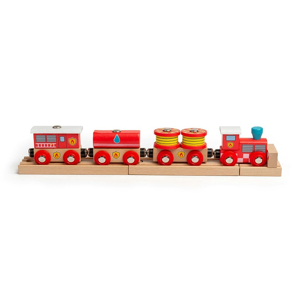 Bigjigs Rail Fire And Rescue Train