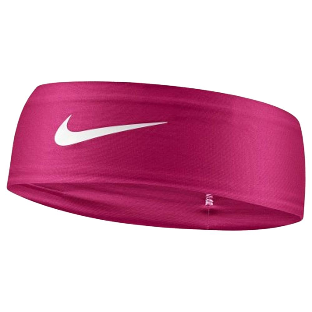 Nike Pink Fury Dri-Fit Classic Headband - One Size - 79% Polyester/14% Silicone/7% Spandex