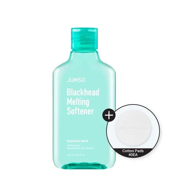 Jumiso - Blackhead Melting Softener & Cotton Pad Set -2 Pcs