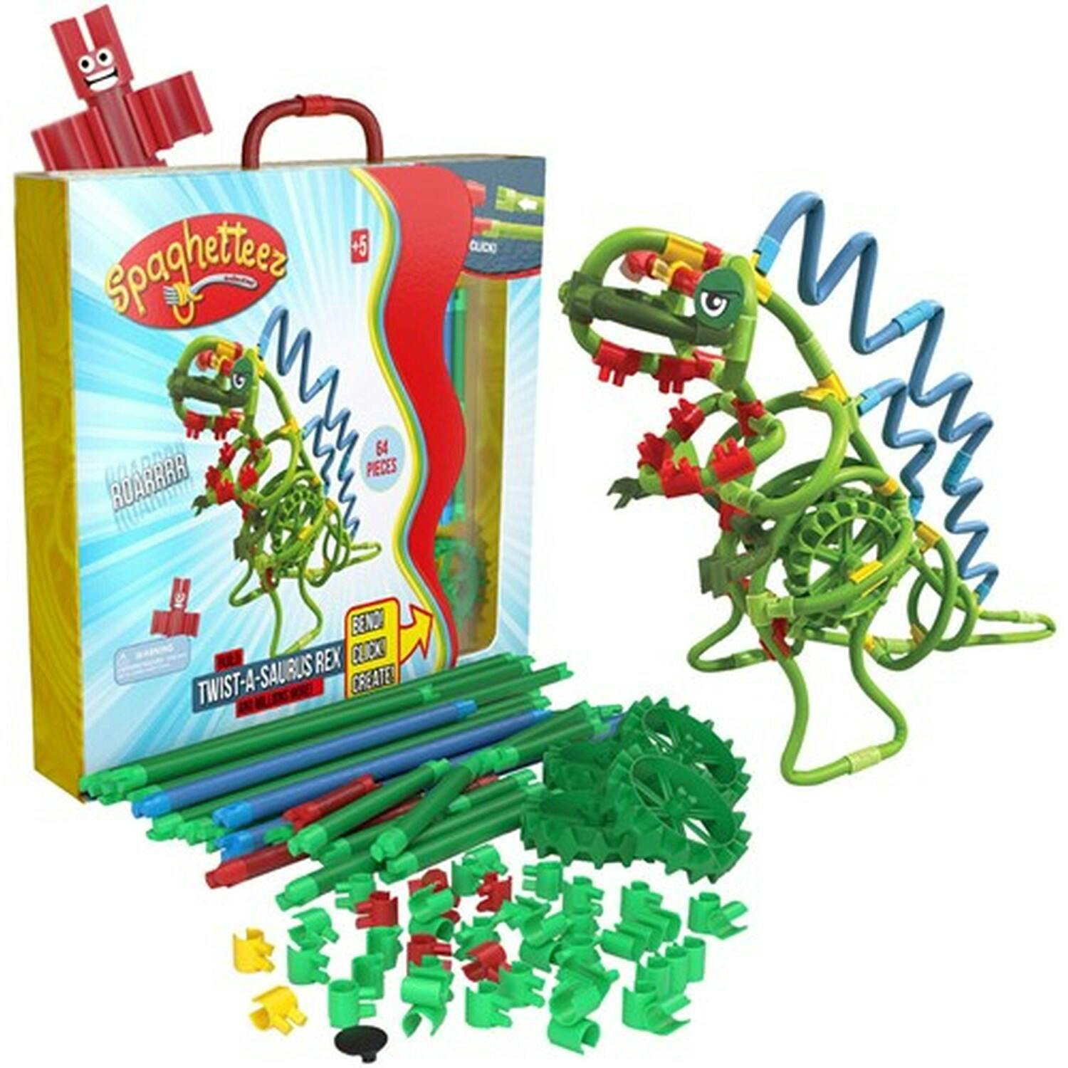 Spaghetteez Blue Twist-A-Saurus Rex - Multicolored - Multicolored - 1 - Plastic