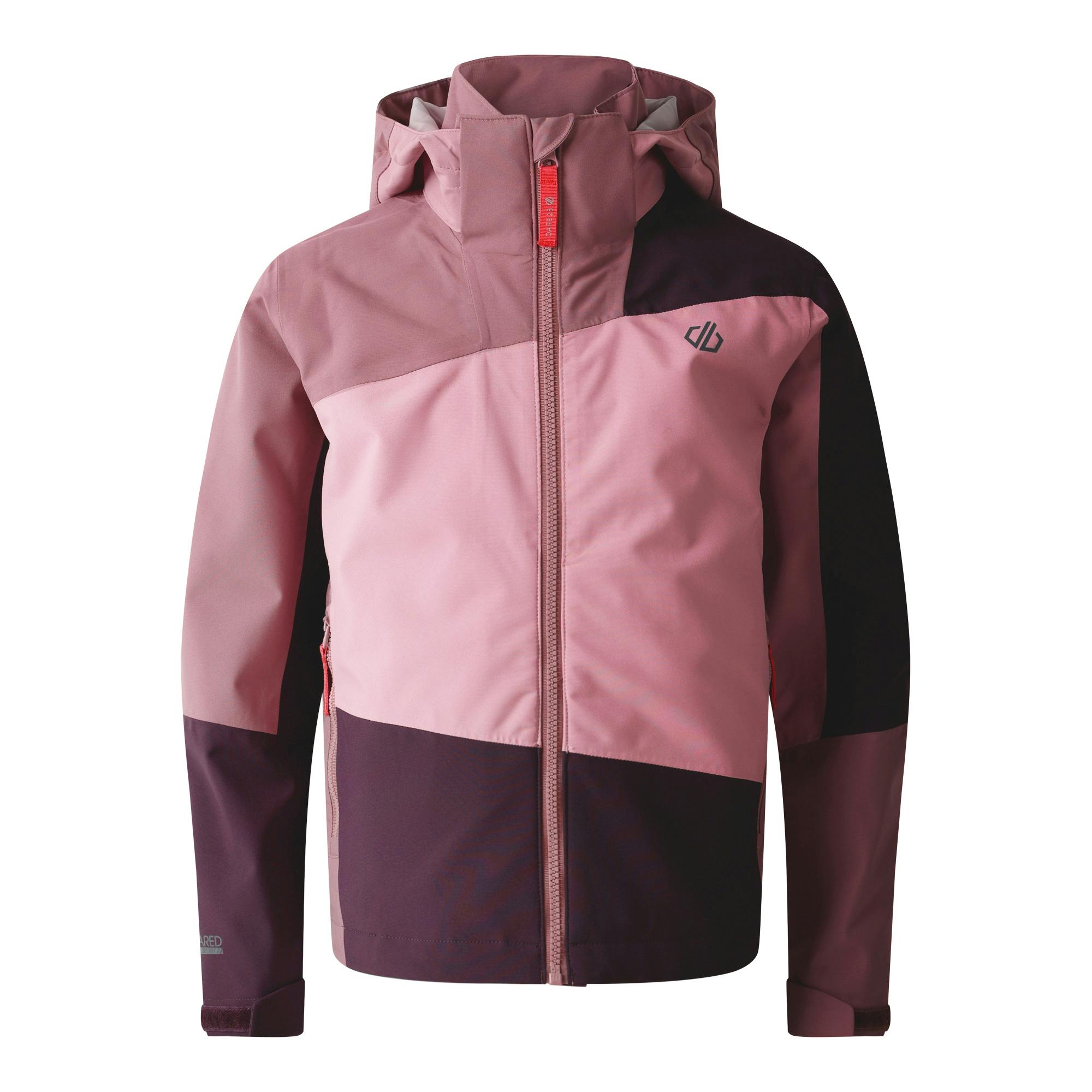 Regatta Mauve Childrens/Kids Explore Ii Waterproof Jacket - Deep Plum/ - 3-4 Years - Deep Plum/ - 100% Mixed