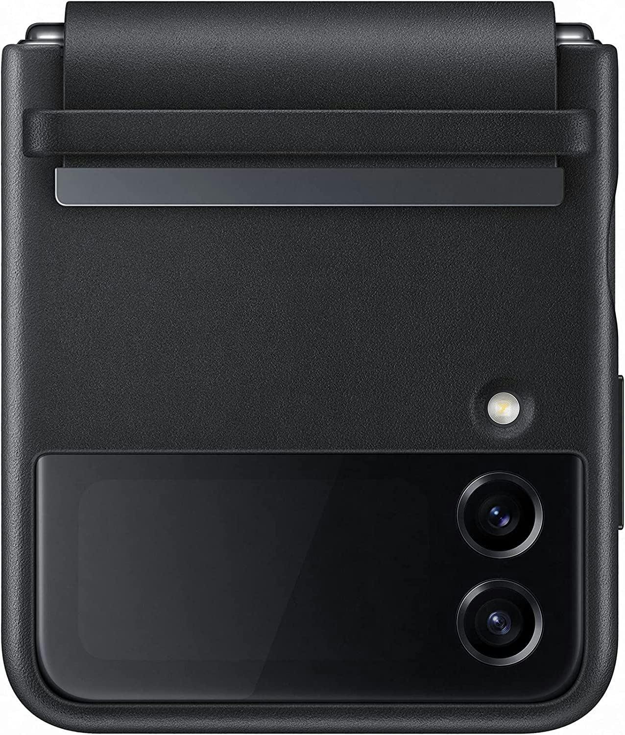 Samsung Galaxy Z Flip 4 Flap Leather Cover Black - Image 3