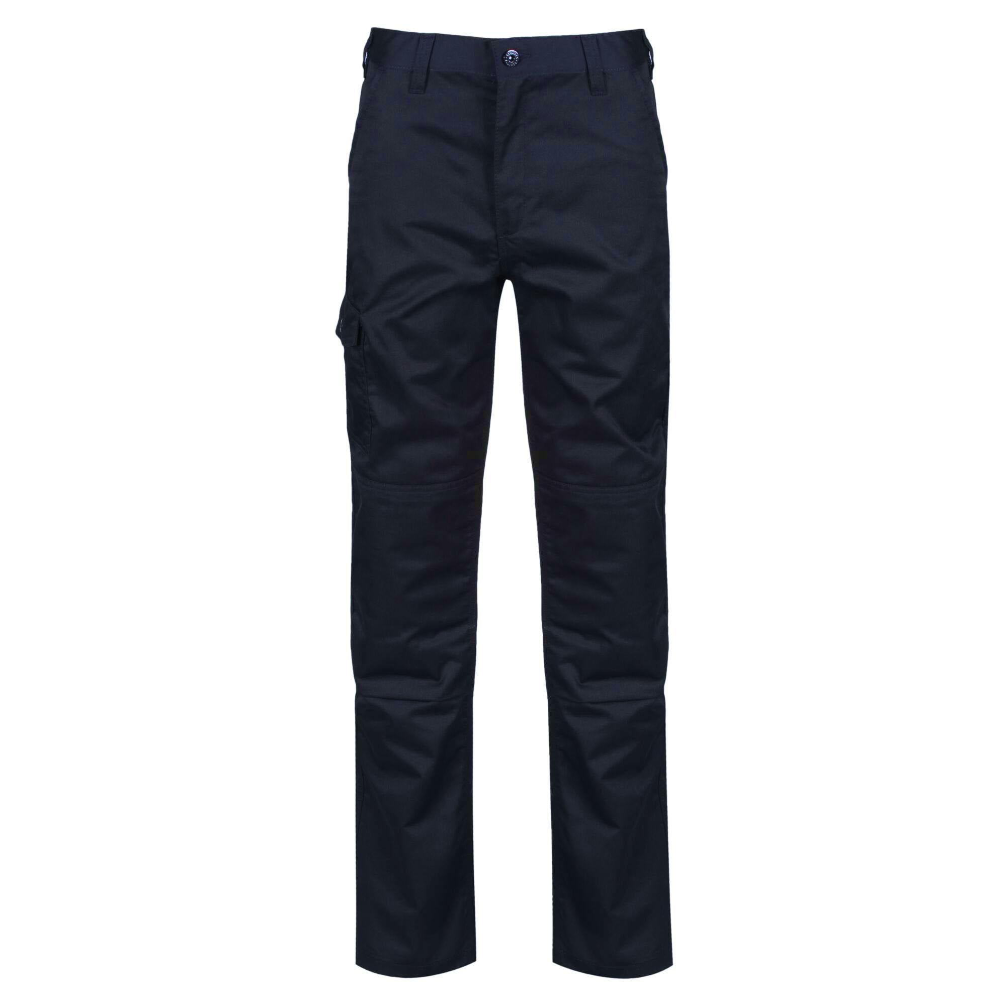 Regatta Men's Grey/Blue Professional Waterproof Trousers - 44In - 65% Polyester/35% Cotton