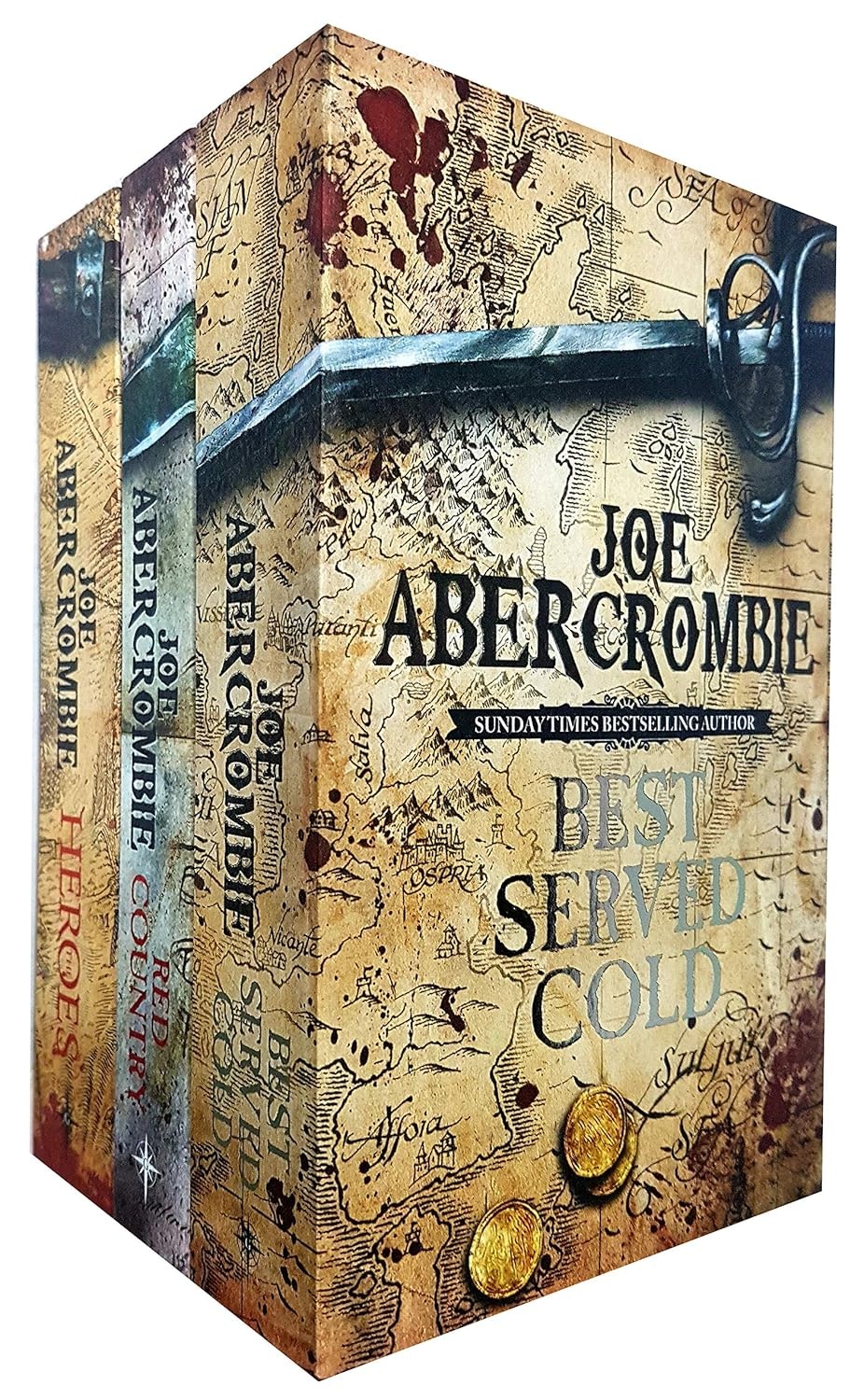 Various Publishers Red The Great Leveller Collection 3 Books Set By Joe Abercrombie (Best Served Cold, The Heroes And Country) (First Law World) By Joe Abercrombie
