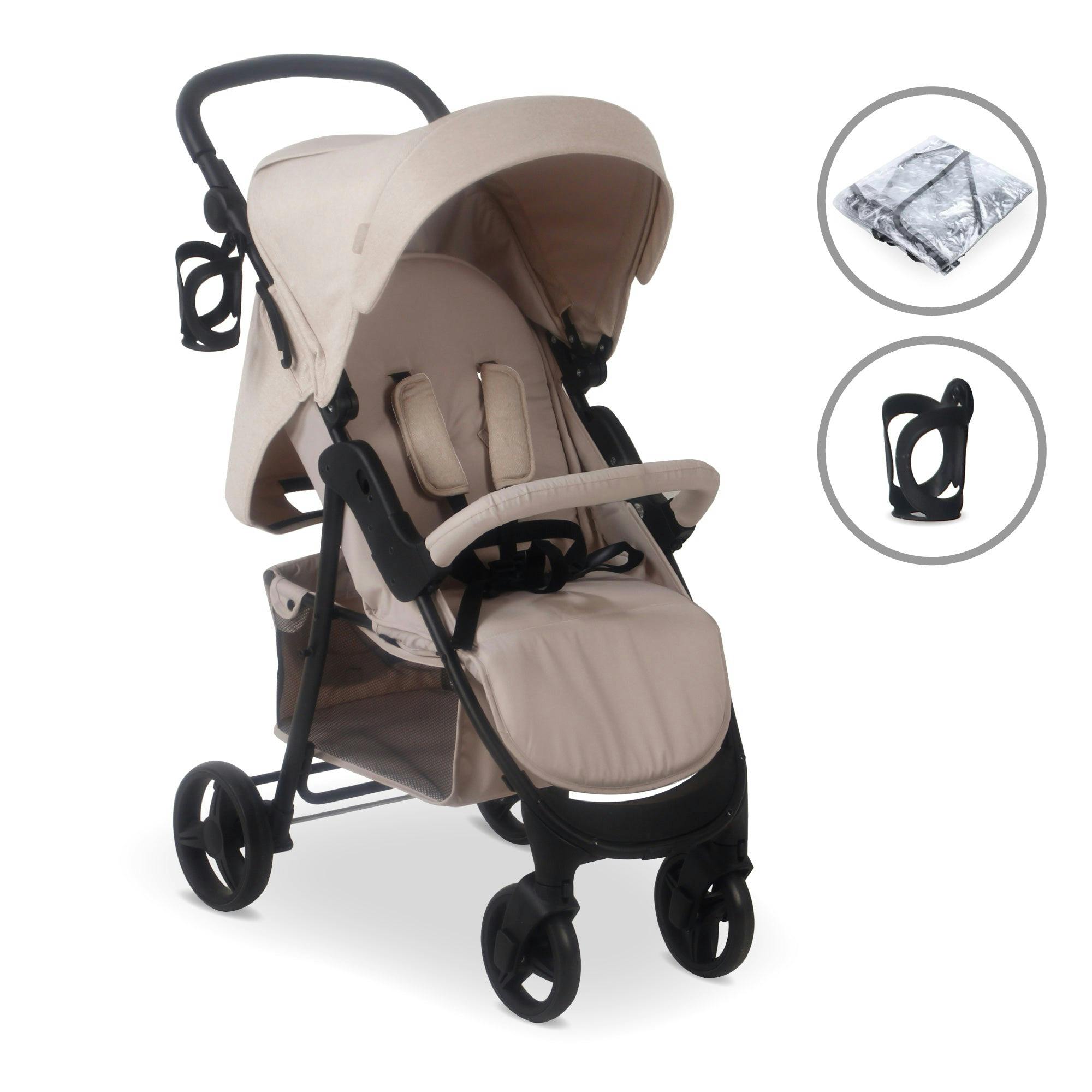 My Babiie Mb30 Plus Pushchair - Oatmeal