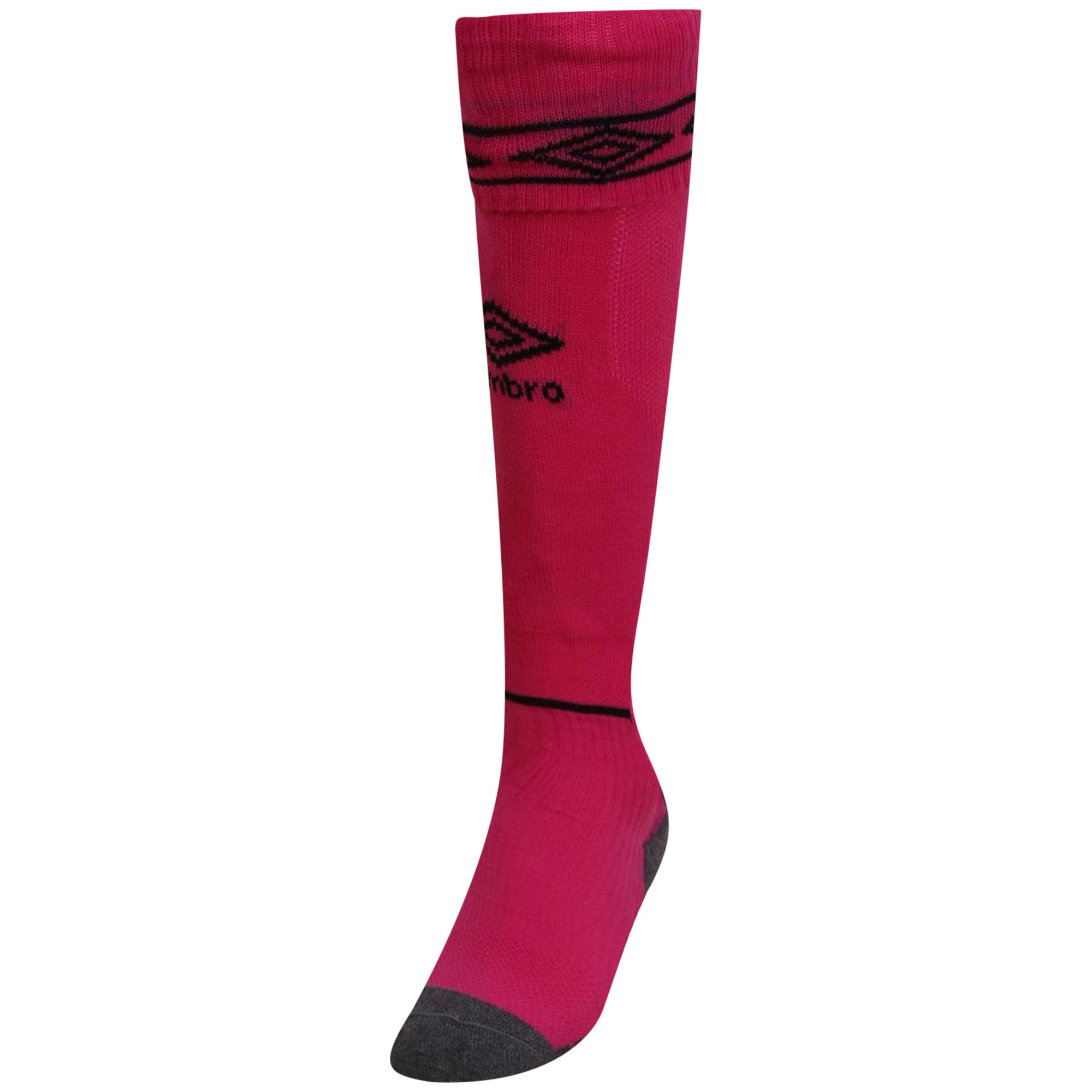 Umbro Purple/Black Diamond Football Socks - Beetroot - Beetroot - Large