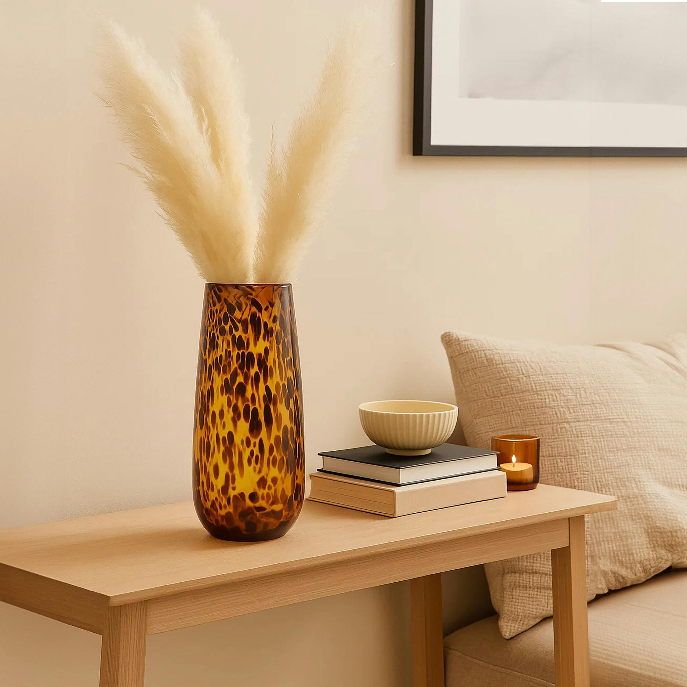 Premier Housewares Hermosa Gold Small Ceramic Bottle Vase - Image 2