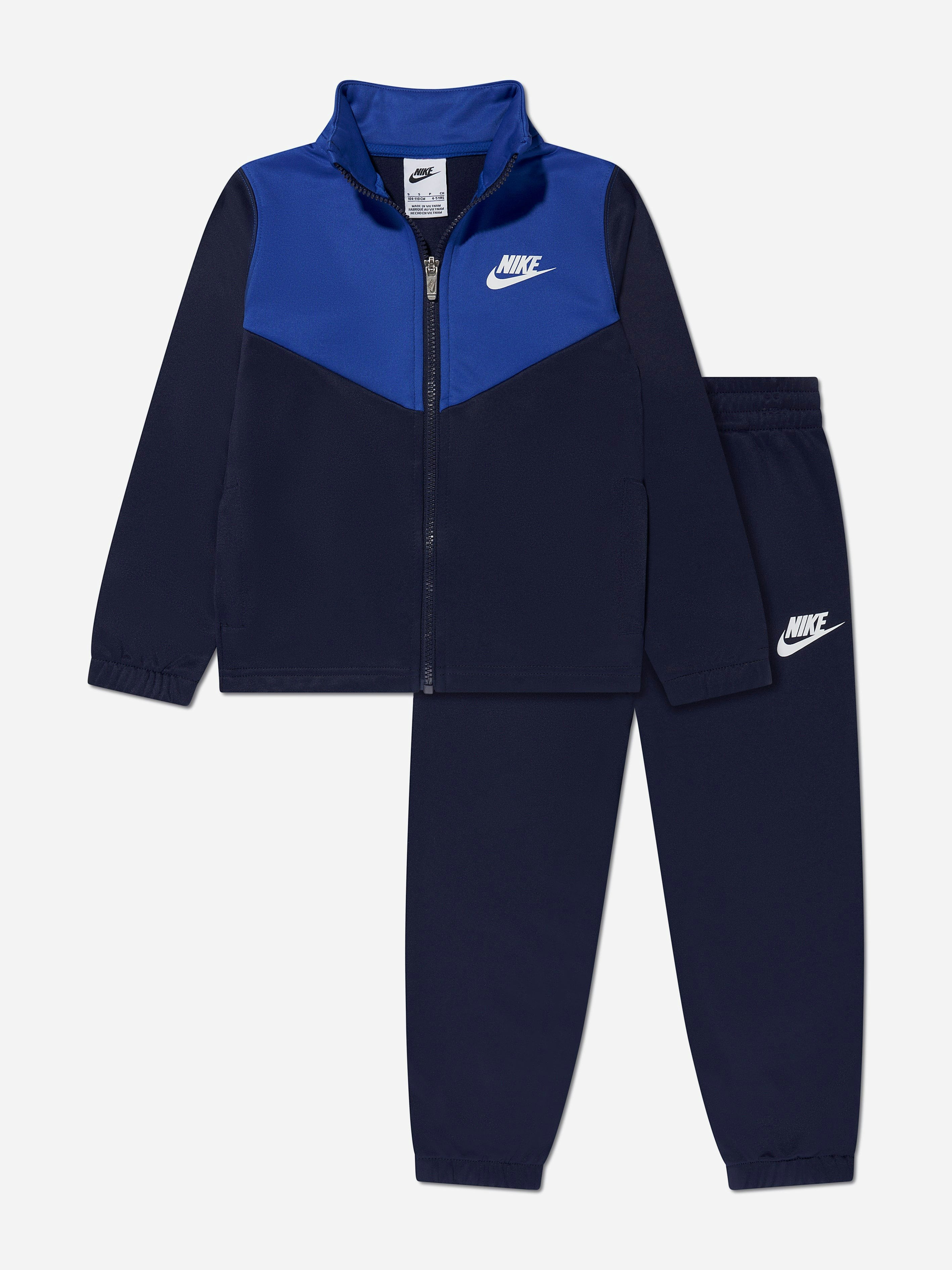 Nike Boys Blue Nsw Lifestyle Essentials Tracksuit In Navy - 18 Mths